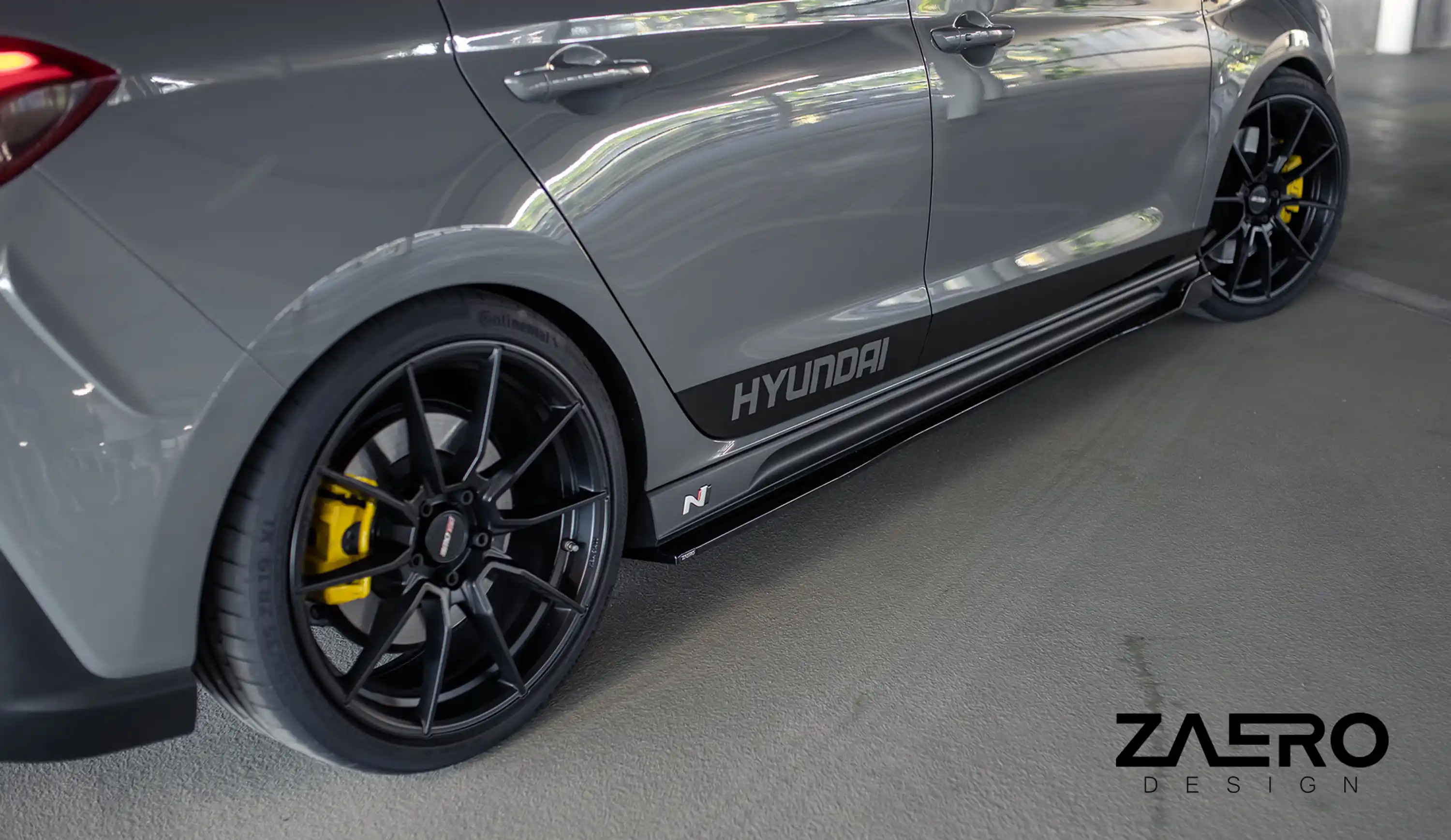 Side Skirt Extensions by ZAERO DESIGN for Hyundai i30N