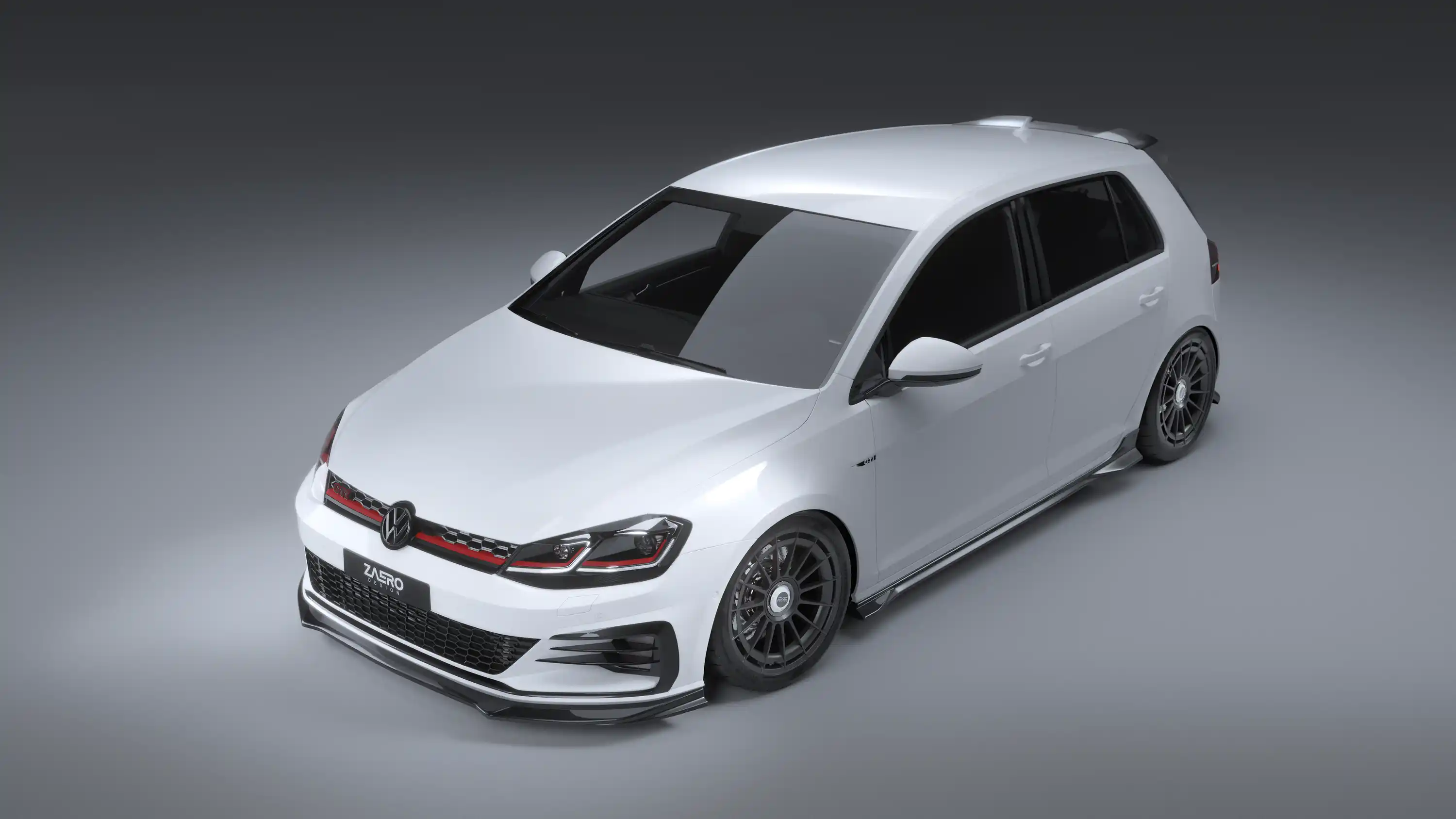 front splitter by ZAERO DESIGN for VW Golf 7.5 GTI (2013 – 2019)