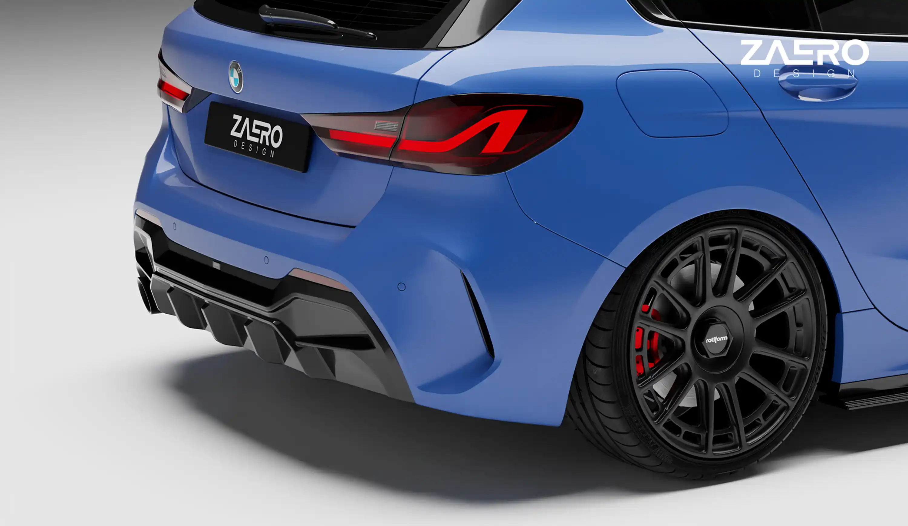 ZAERO DESIGN Diffuser for BMW 1-Series F40