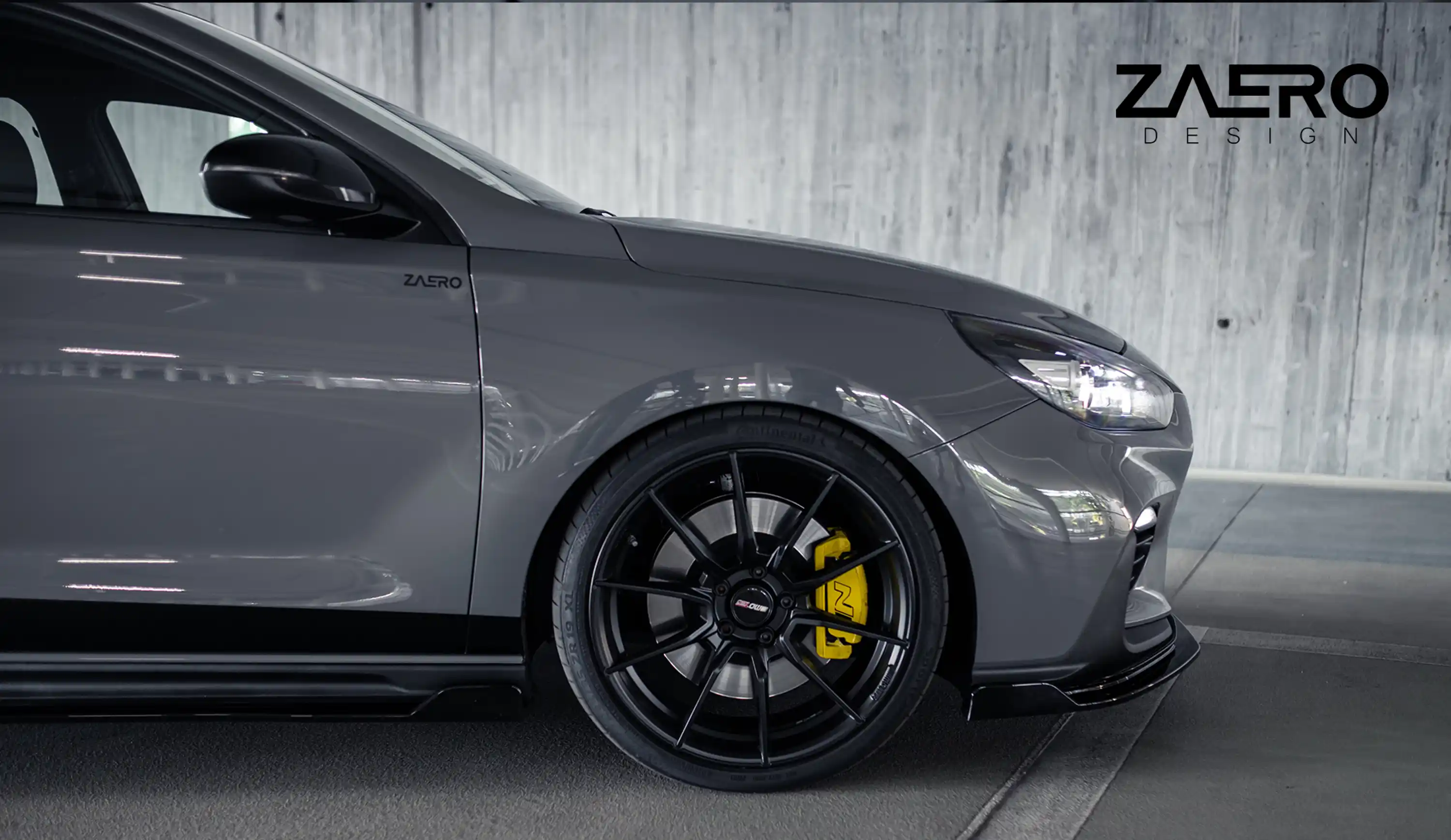 Side Skirt Extensions by ZAERO DESIGN for Hyundai i30N