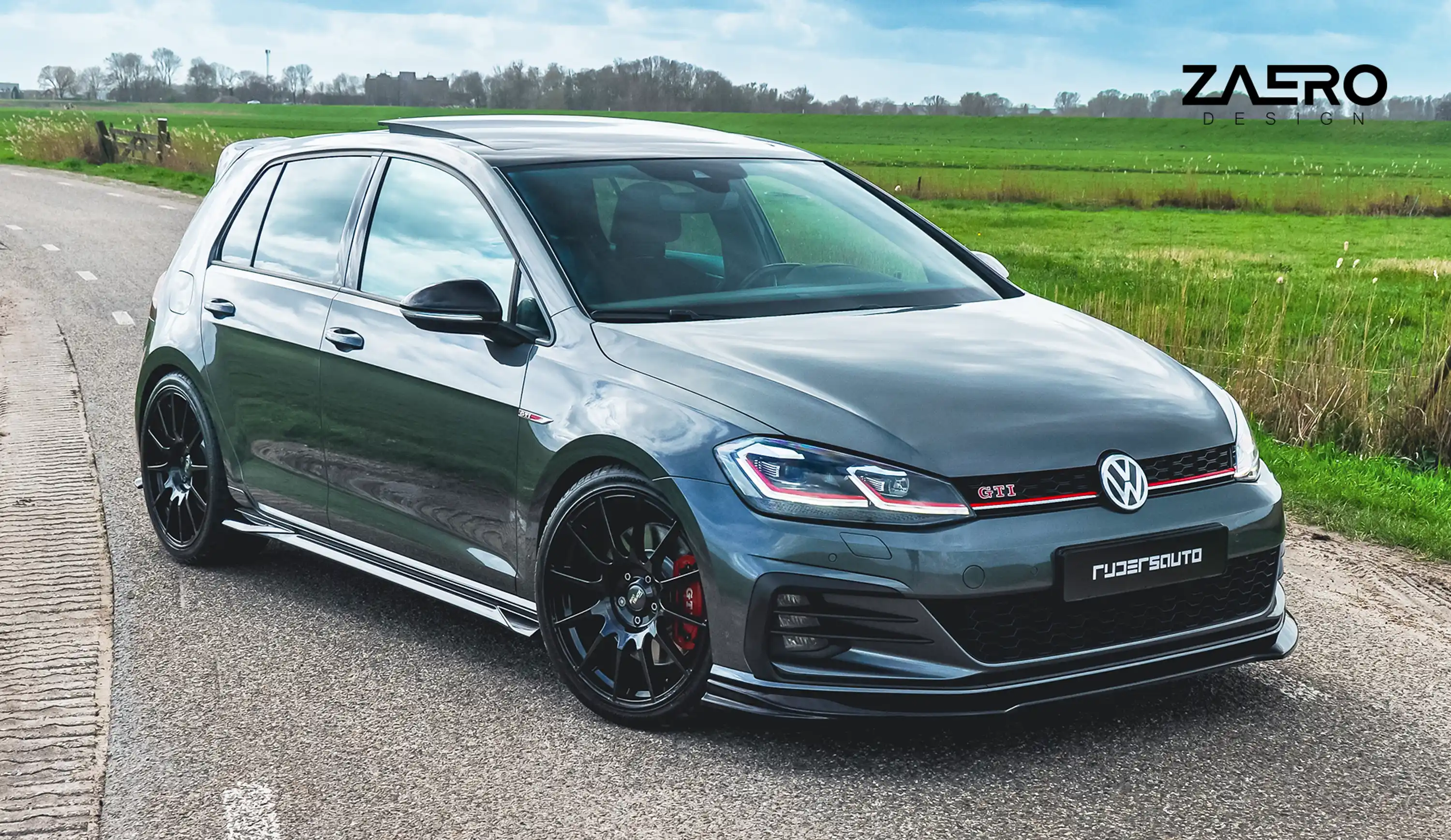 Side Skirt Extensions by ZAERO DESIGN for VW Golf 7.5 GTI (2013 – 2019)