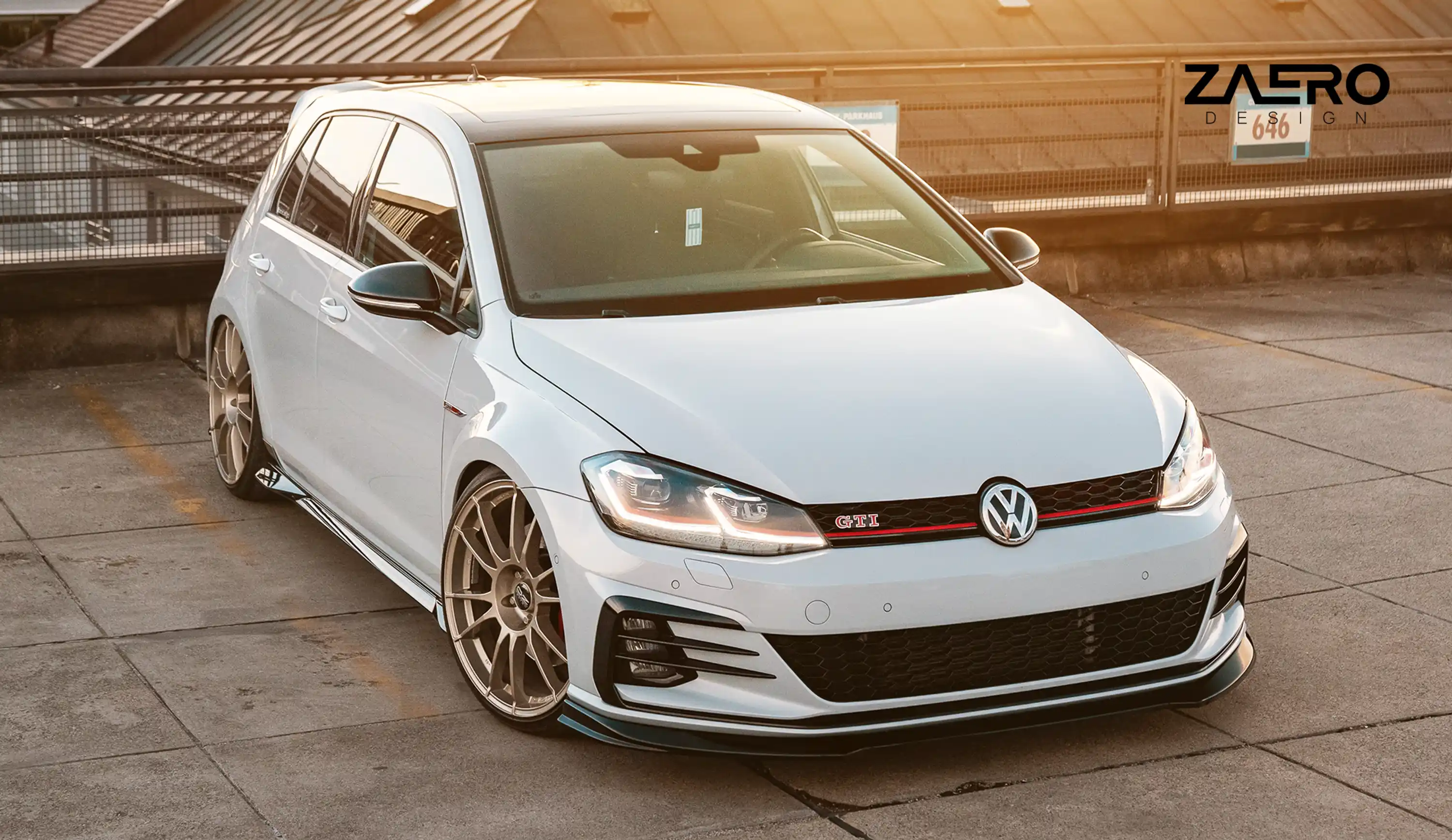 Side Skirt Extensions by ZAERO DESIGN for VW Golf 7.5 GTI (2013 – 2019)