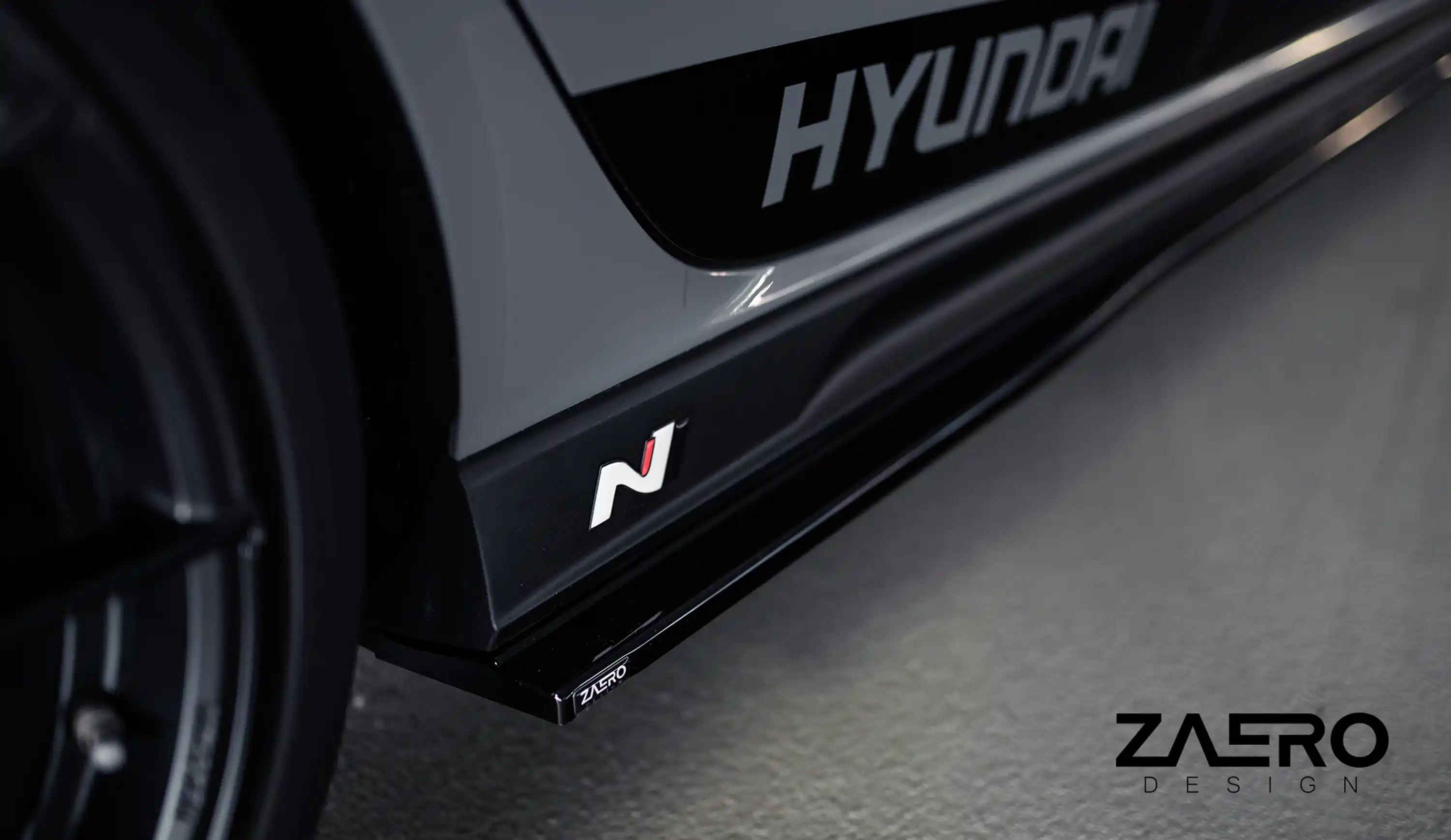 Side Skirt Extensions by ZAERO DESIGN for Hyundai i30N