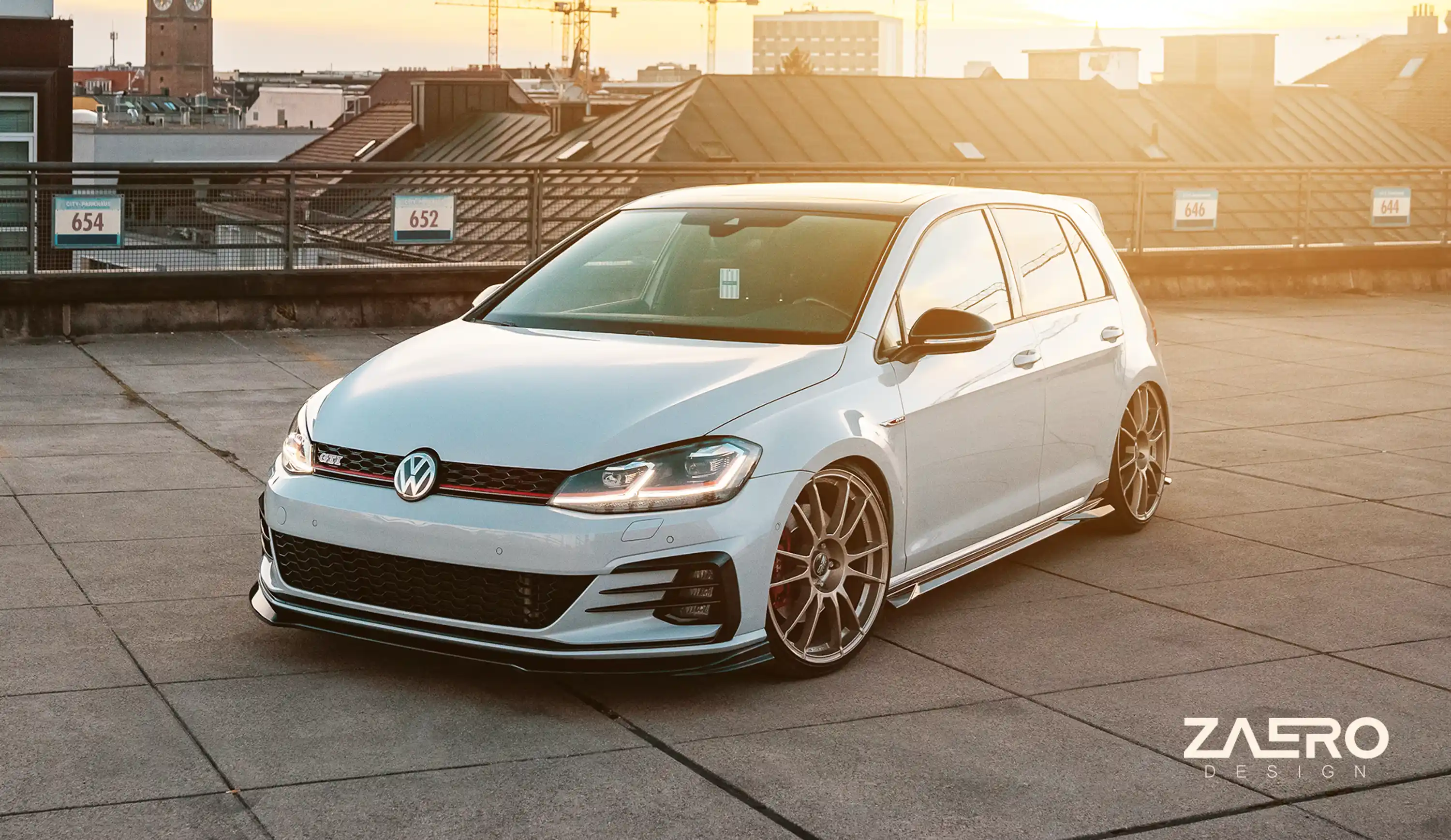 front splitter by ZAERO DESIGN for VW Golf 7.5 GTI (2013 – 2019)