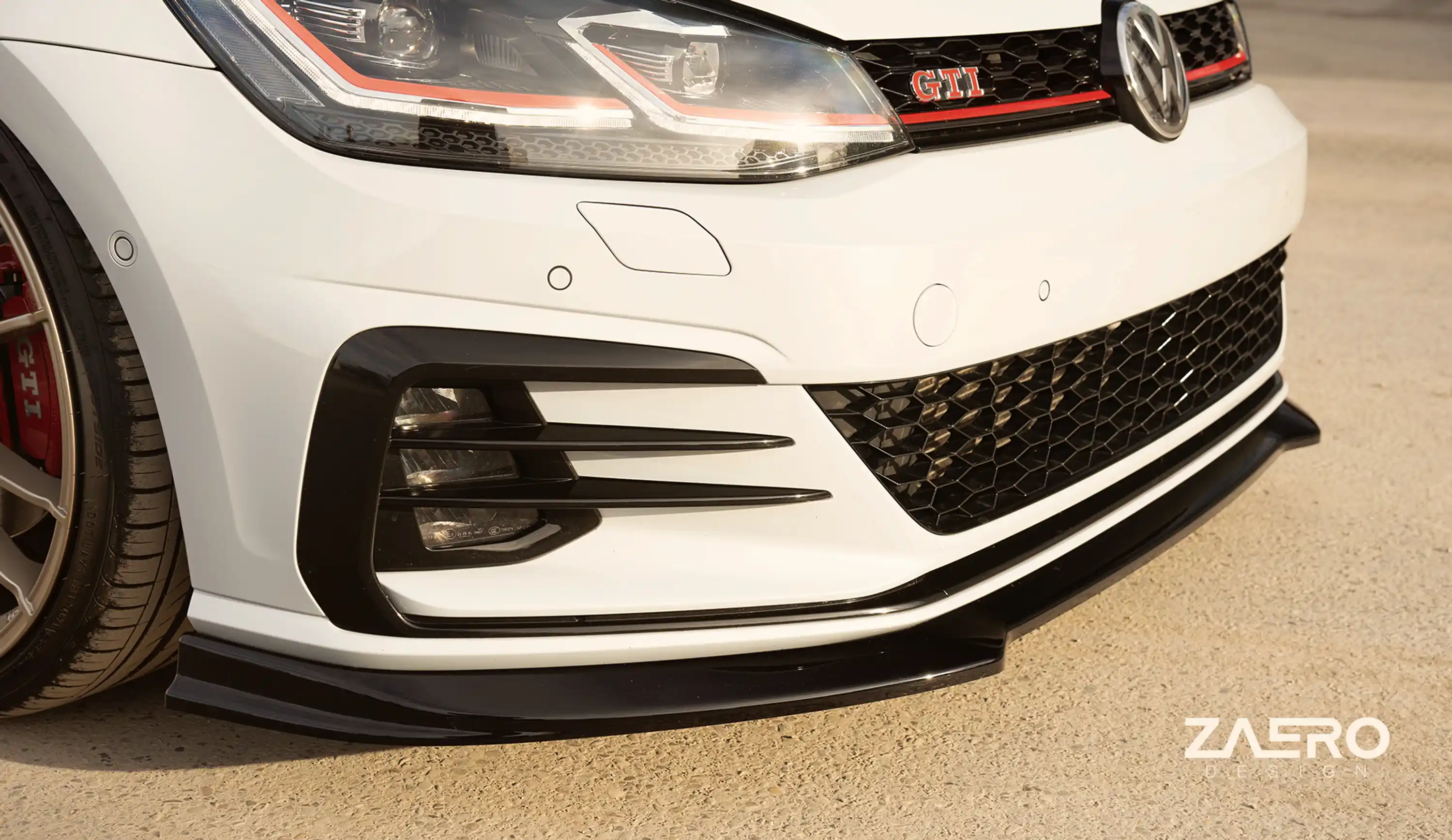 front splitter by ZAERO DESIGN for VW Golf 7.5 GTI (2013 – 2019)