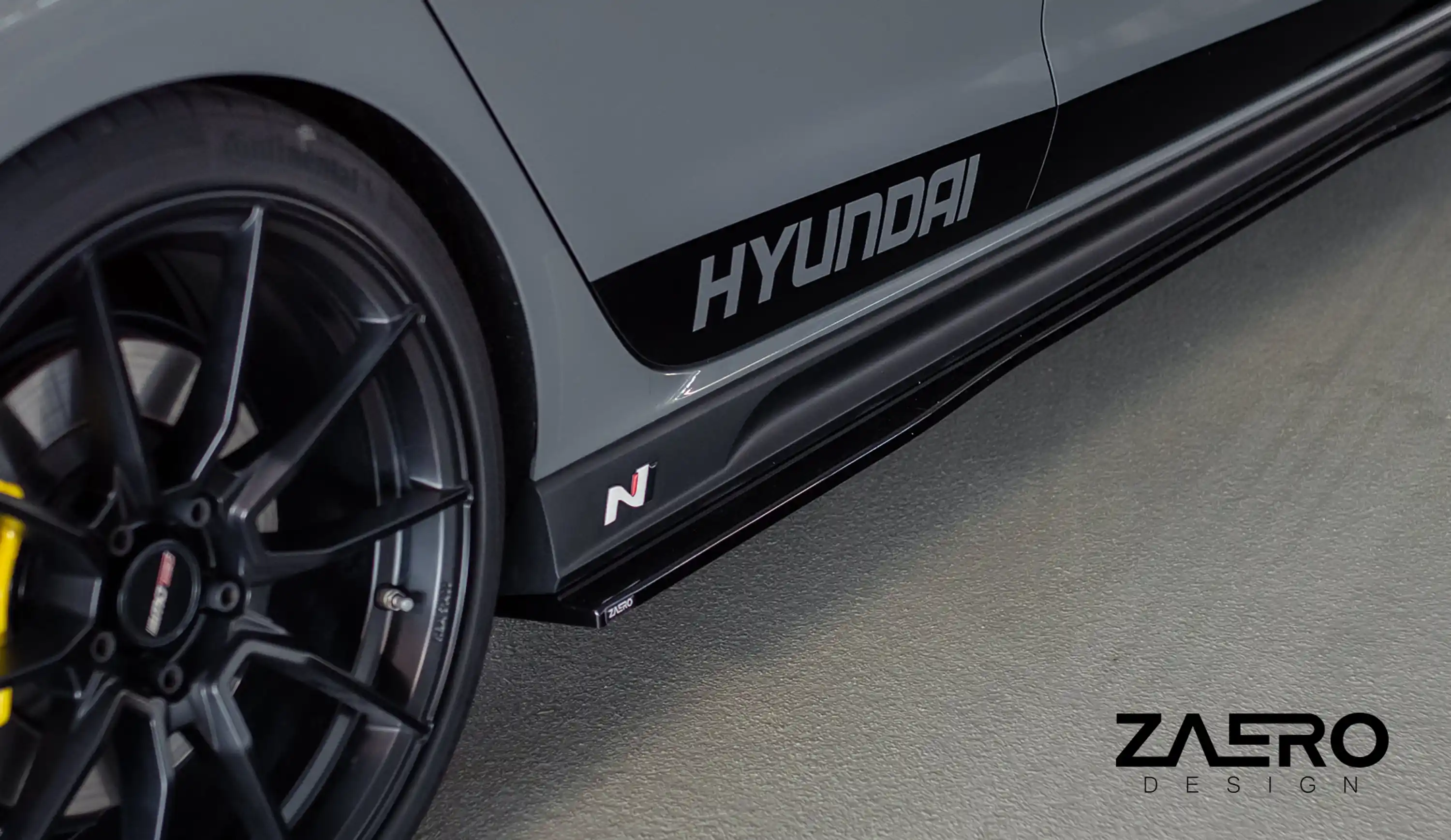 Side Skirt Extensions by ZAERO DESIGN for Hyundai i30N