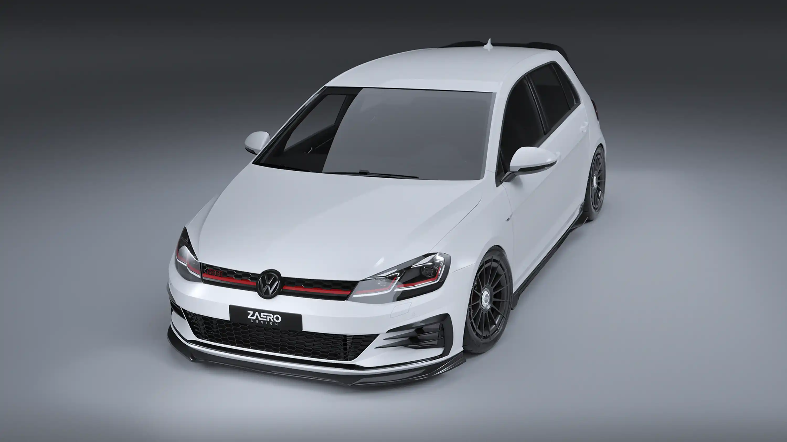 front splitter by ZAERO DESIGN for VW Golf 7.5 GTI (2013 – 2019)