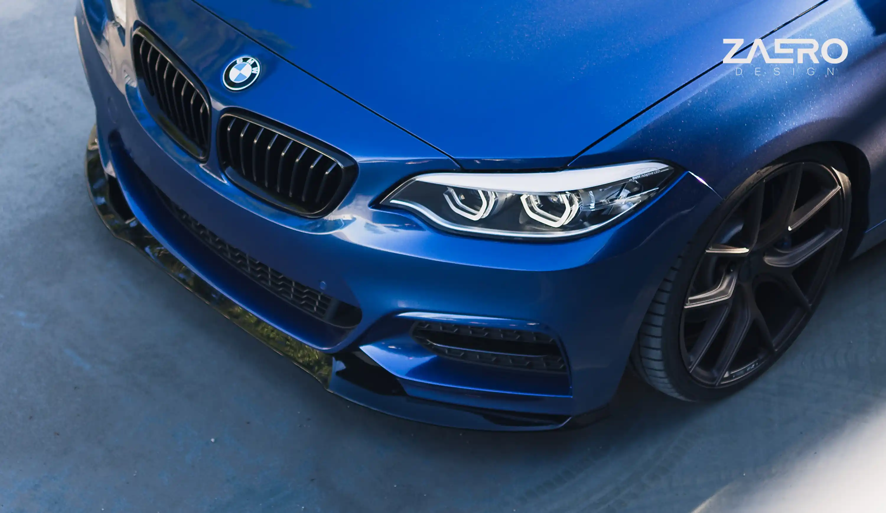 Frontspoilerlippe von ZAERO DESIGN für BMW 2er F22 F23 M235 M240