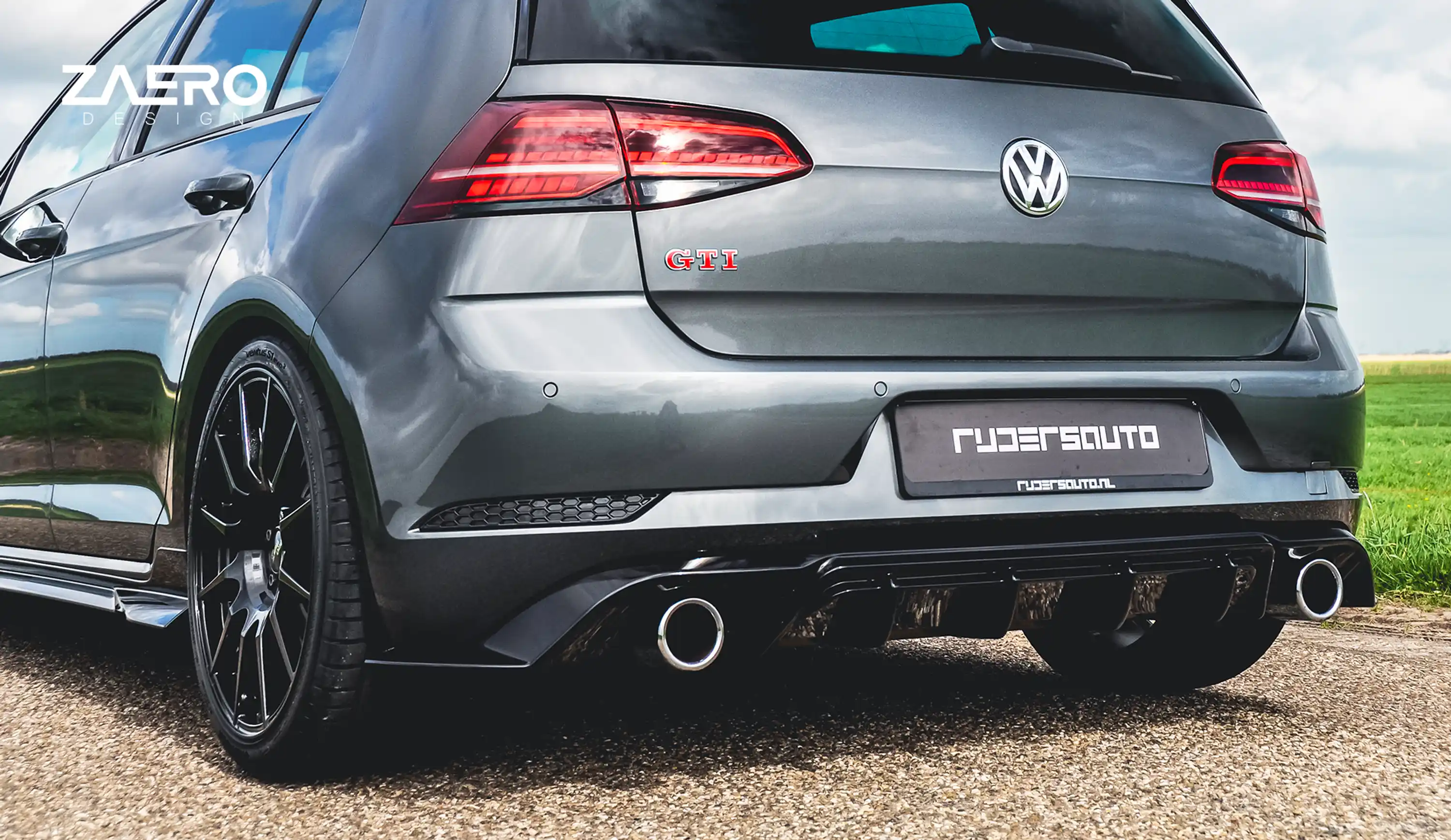 ZAERO DESIGN Diffusor für VW Golf 7.5 GTI (2013 – 2019)