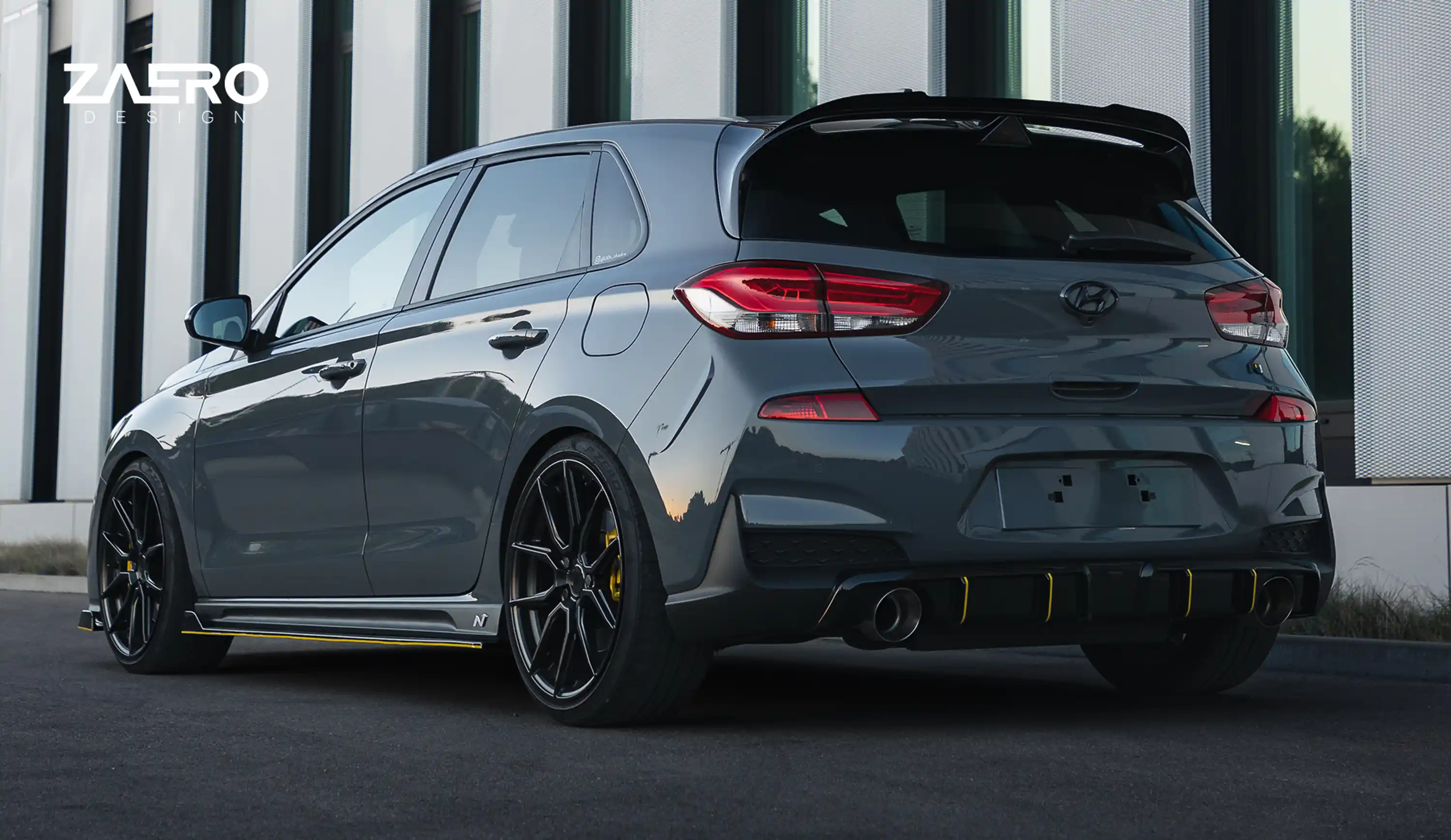 ZAERO DESIGN Diffusor für Hyundai i30N Vorfacelift