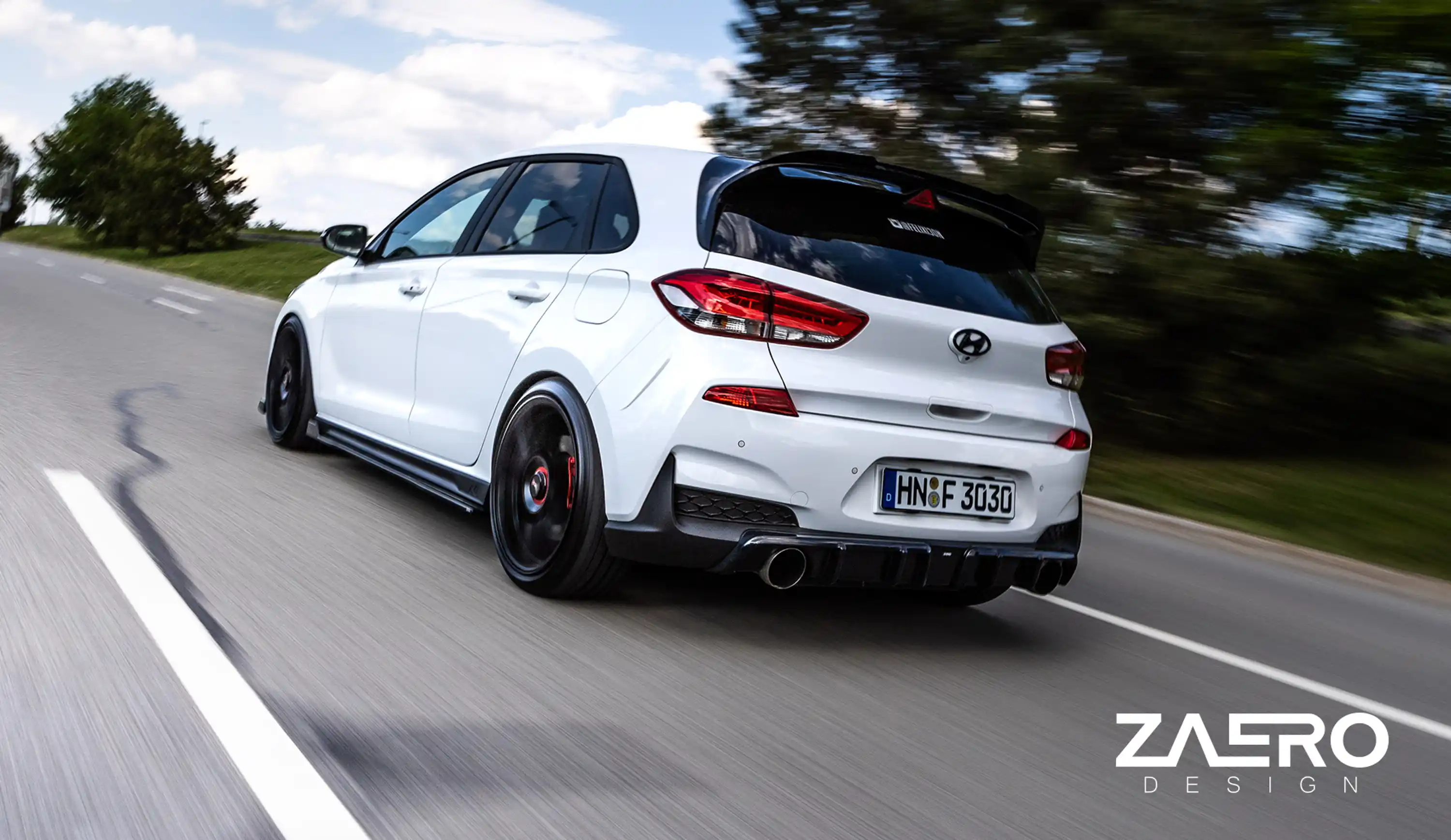 ZAERO DESIGN Diffusor für Hyundai i30N Vorfacelift