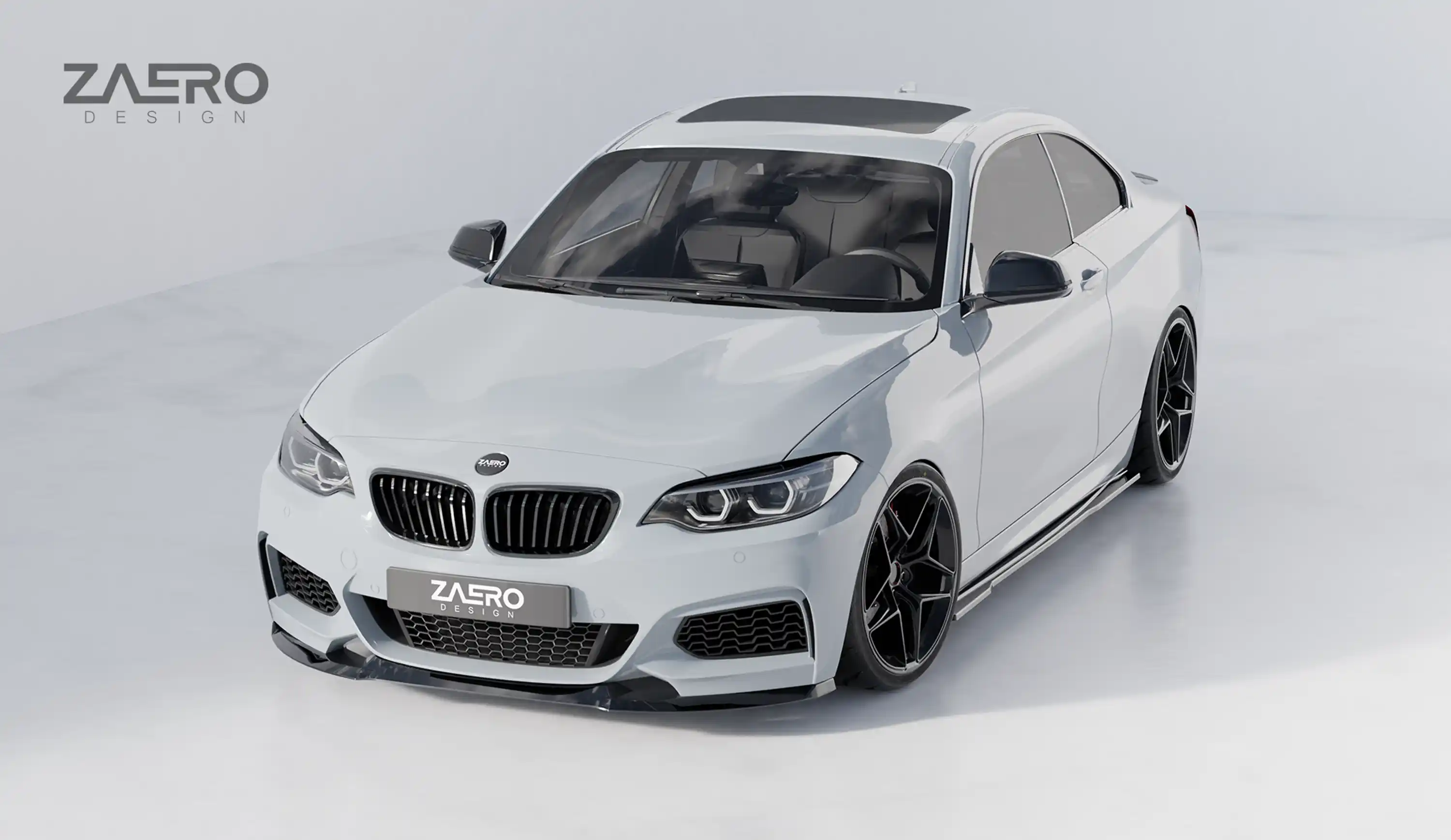 Frontspoilerlippe von ZAERO DESIGN für BMW 2er F22 F23 M235 M240