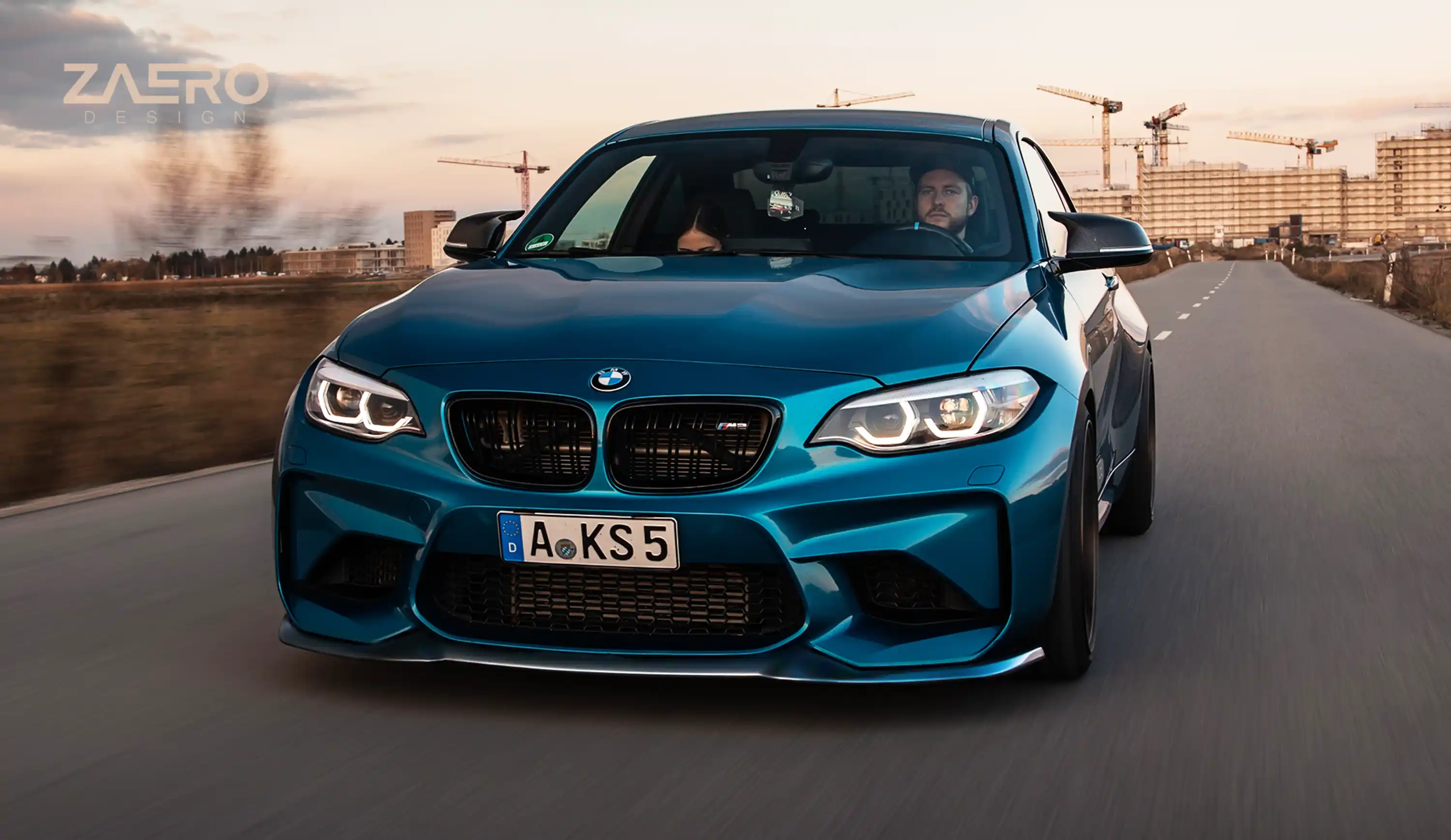 front splitter by ZAERO DESIGN for BMW M2 F87