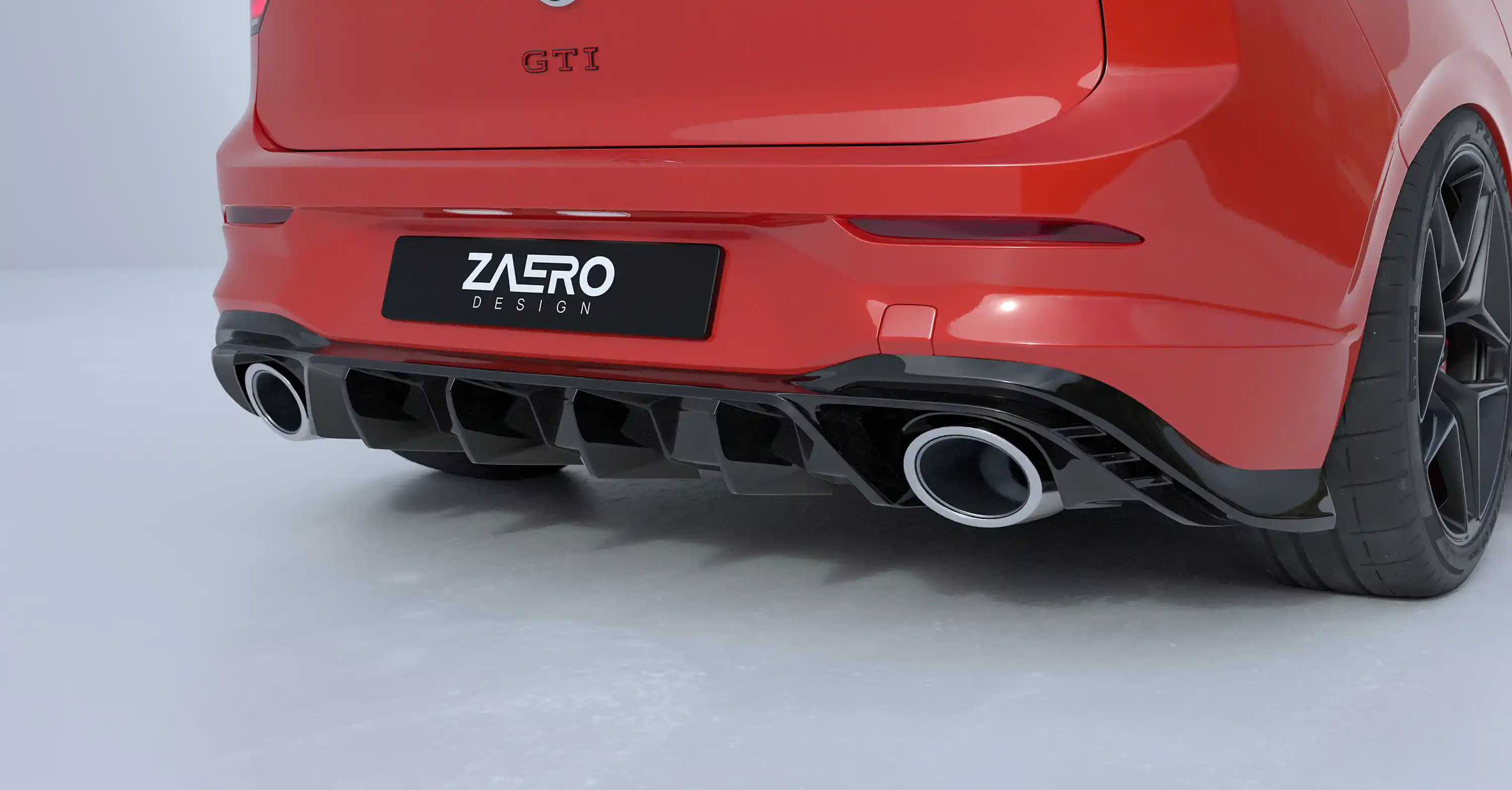 EVO-1 Diffuser for VW Golf 8 GTI Clubsport