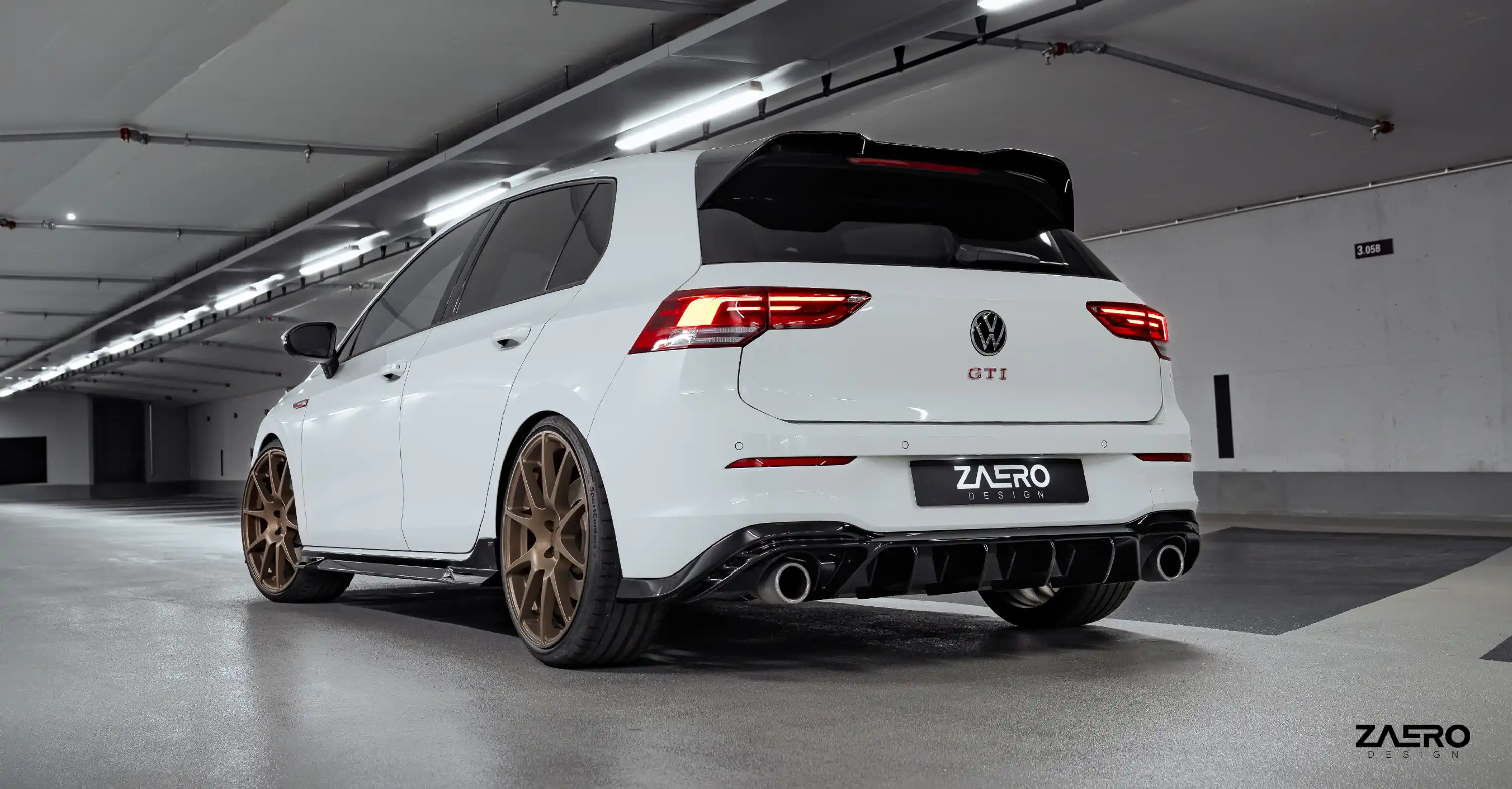 EVO-1 Diffuser for VW Golf 8 GTI