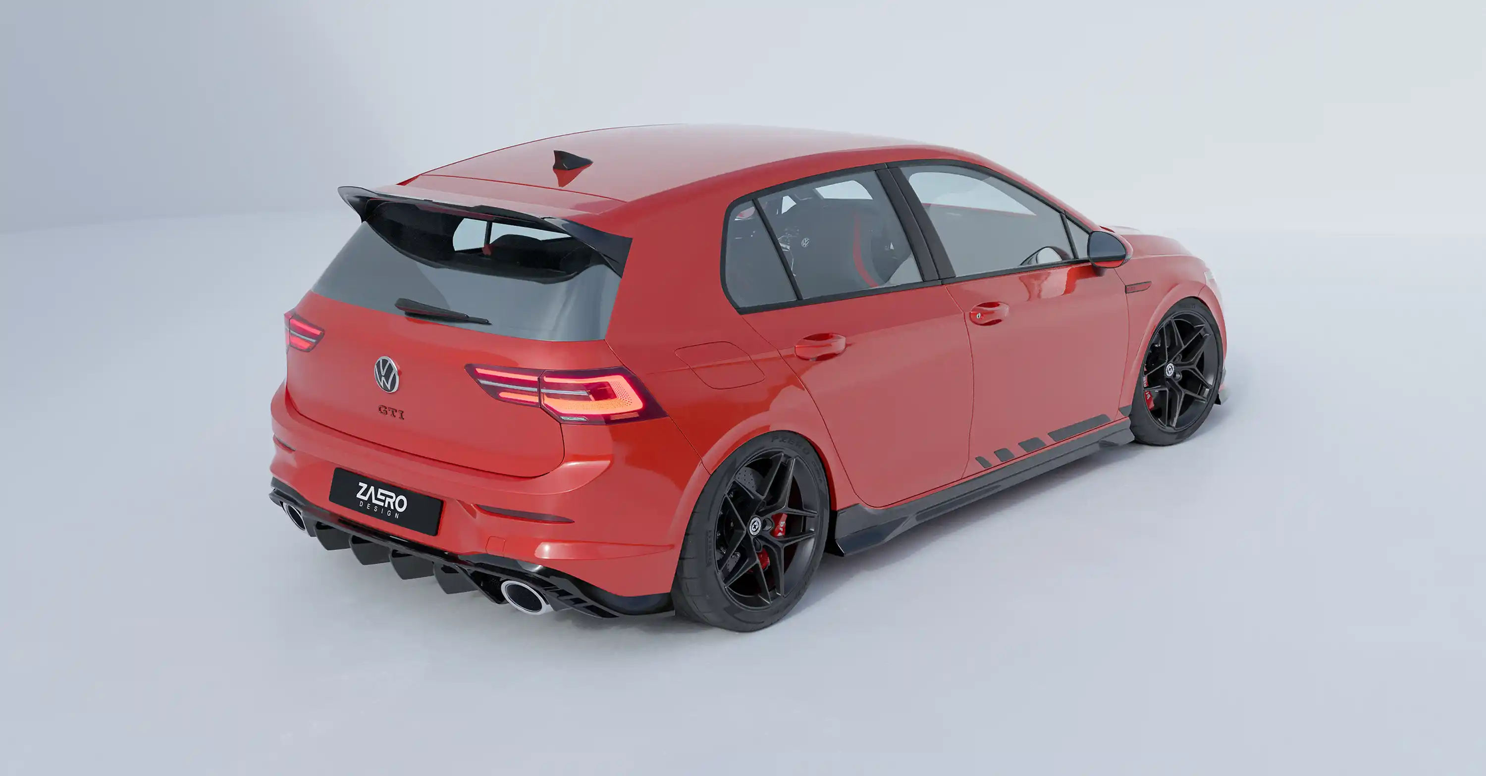 EVO-1 Diffuser for VW Golf 8 GTI Clubsport