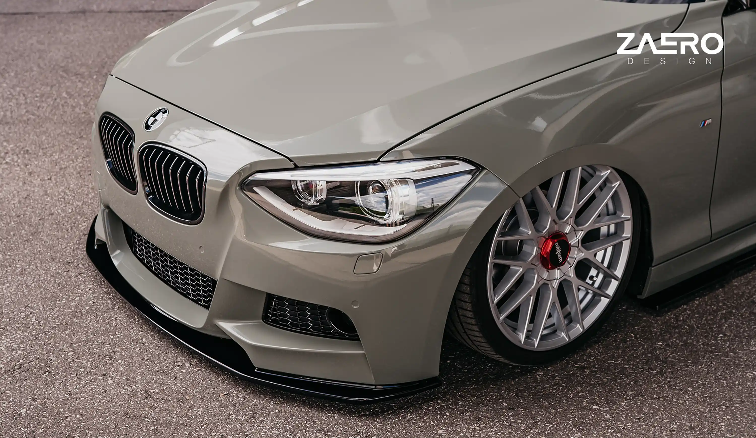 front splitter by ZAERO DESIGN for BMW 1-Series F20 F21