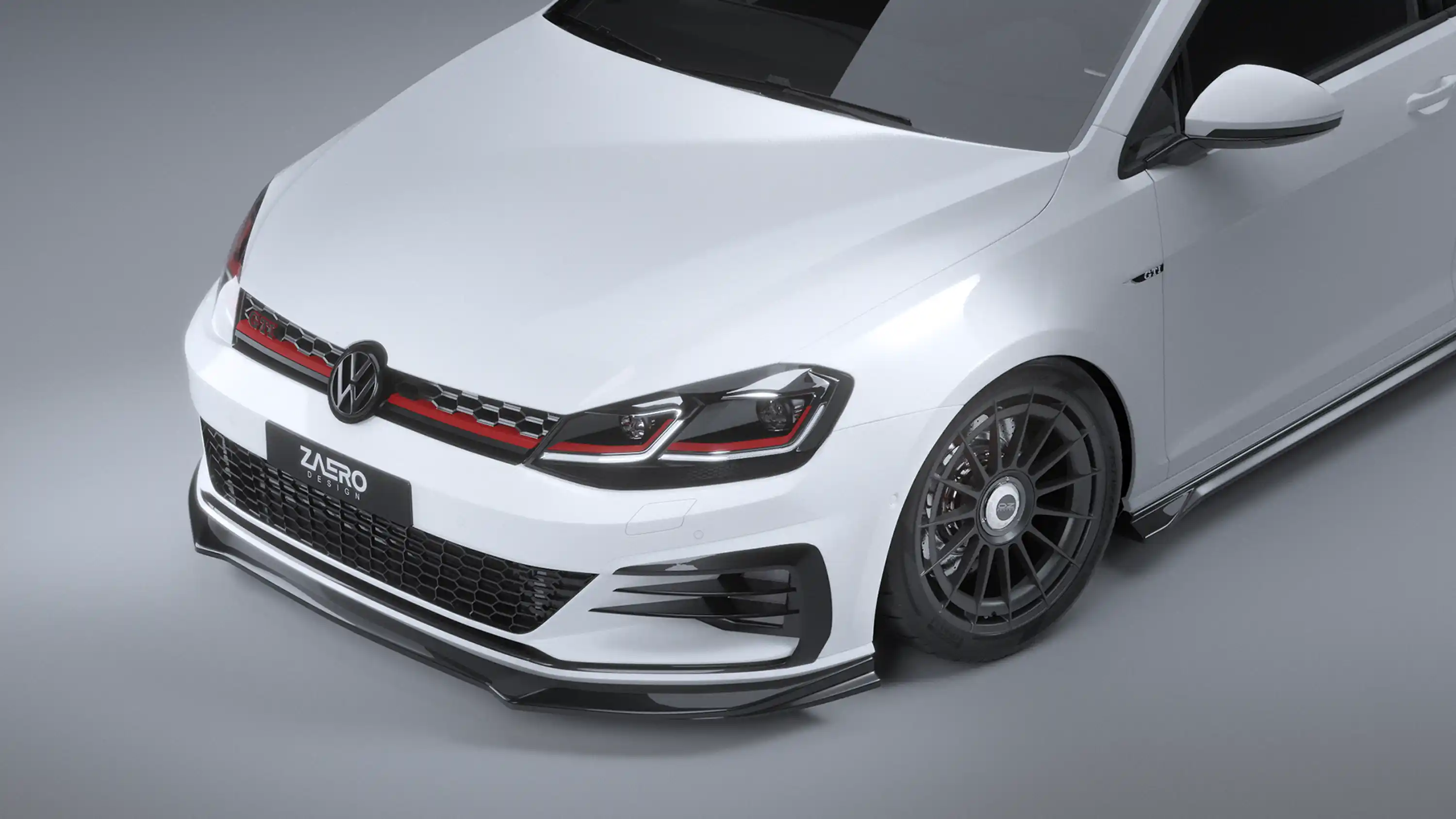 front splitter by ZAERO DESIGN for VW Golf 7.5 GTI (2013 – 2019)
