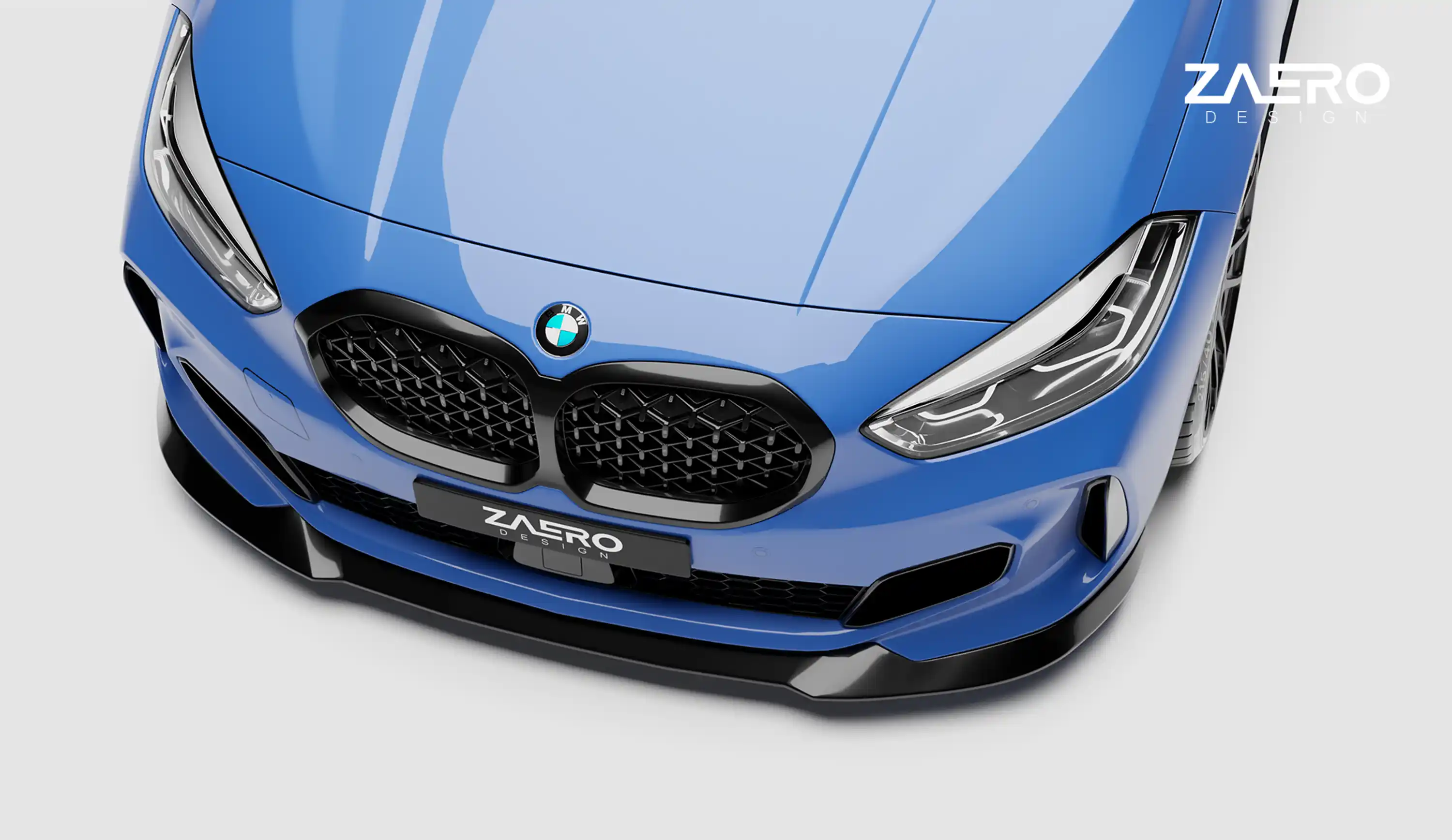 Car Front Spoiler for BMW 1 Series F40 118i 120i 128ti M Sport 2020 2021  2022 2023, Front Bumper Spoiler Lip Lower Side Splitter Blade Cover, Front  Spoiler Lip,Glossy Black : : Automotive