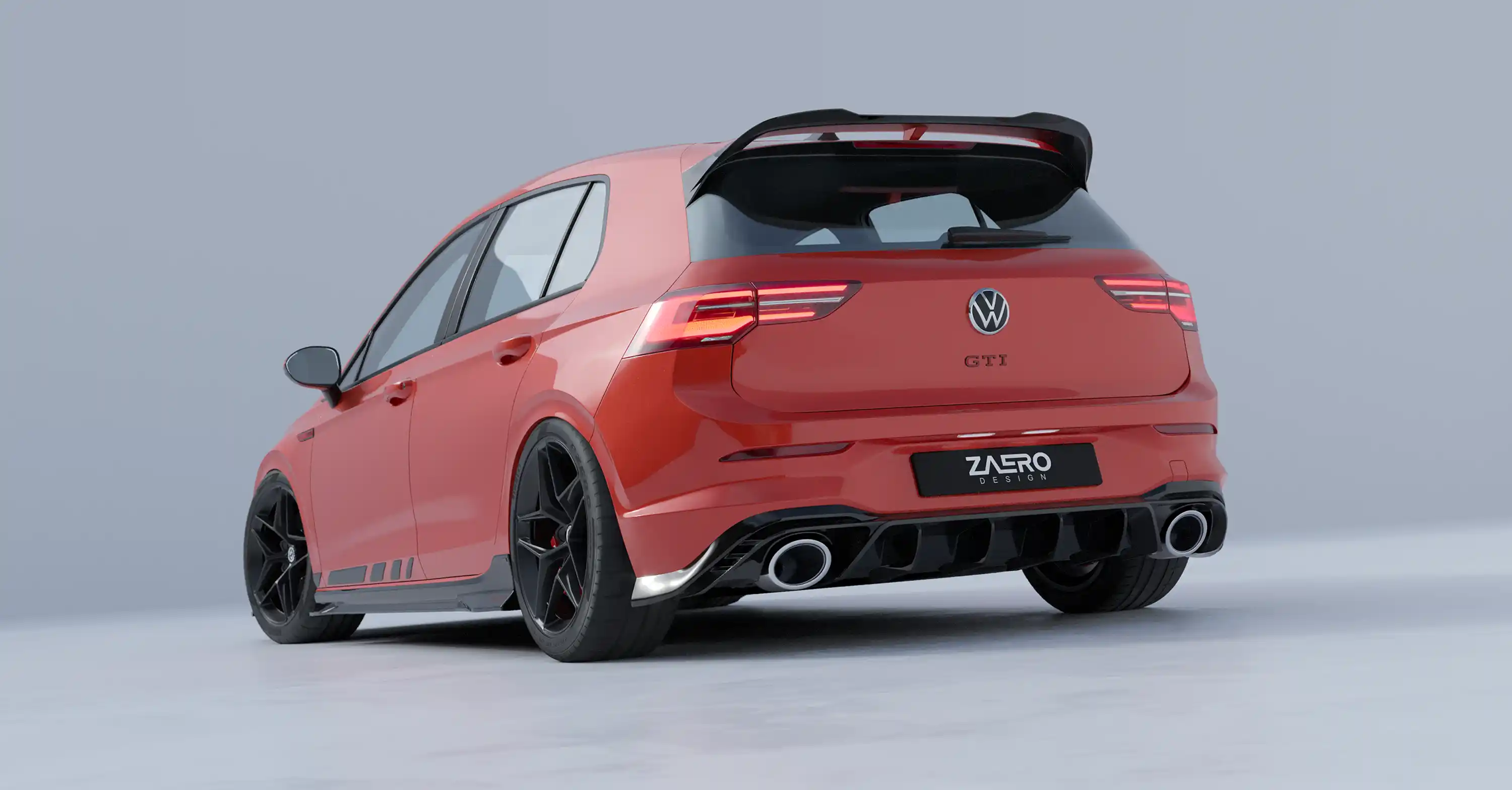 EVO-1 Diffuser for VW Golf 8 GTI Clubsport