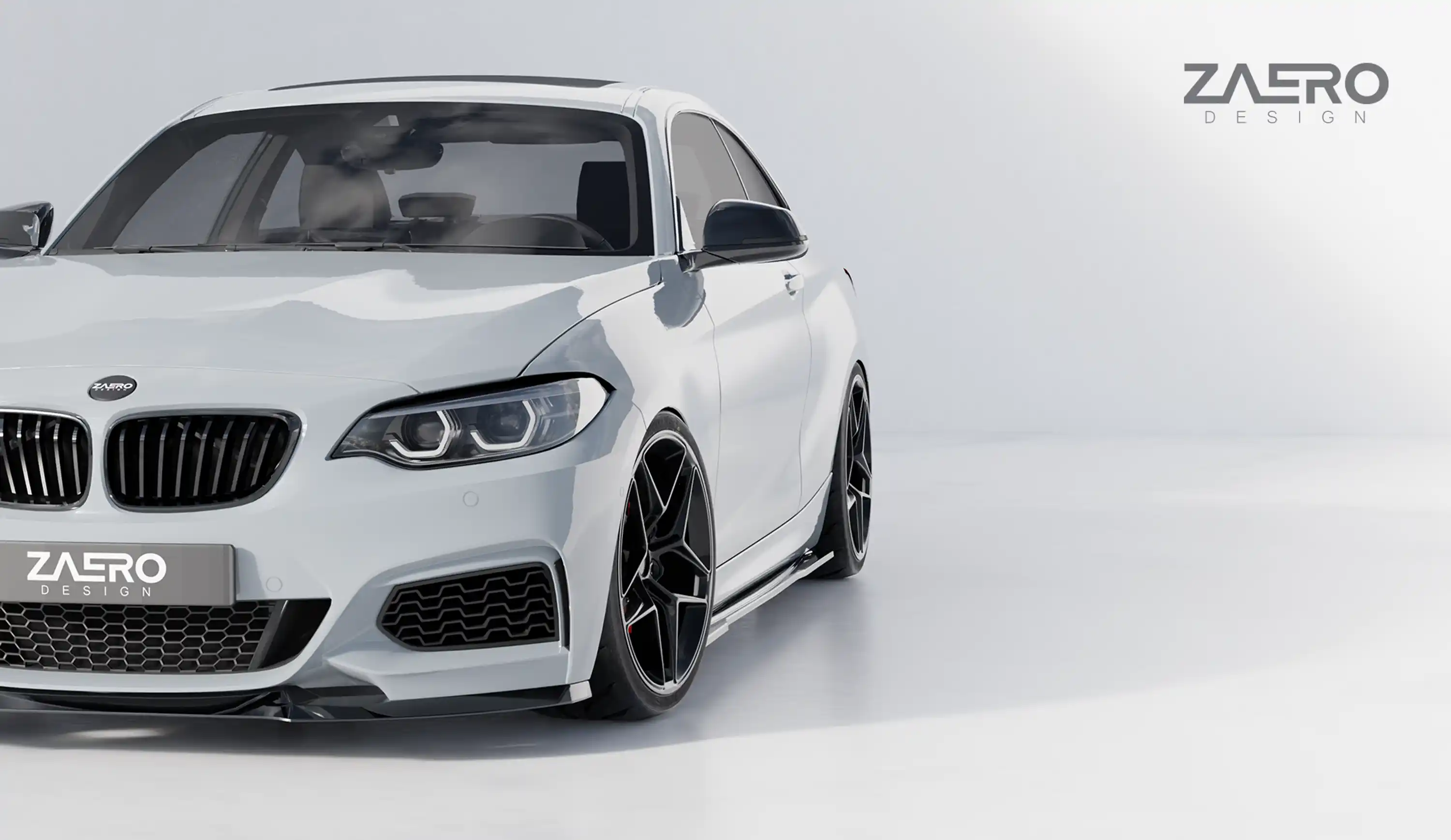 Side Skirt Extensions by ZAERO DESIGN for BMW 2-Series F22 F23 M235 M240