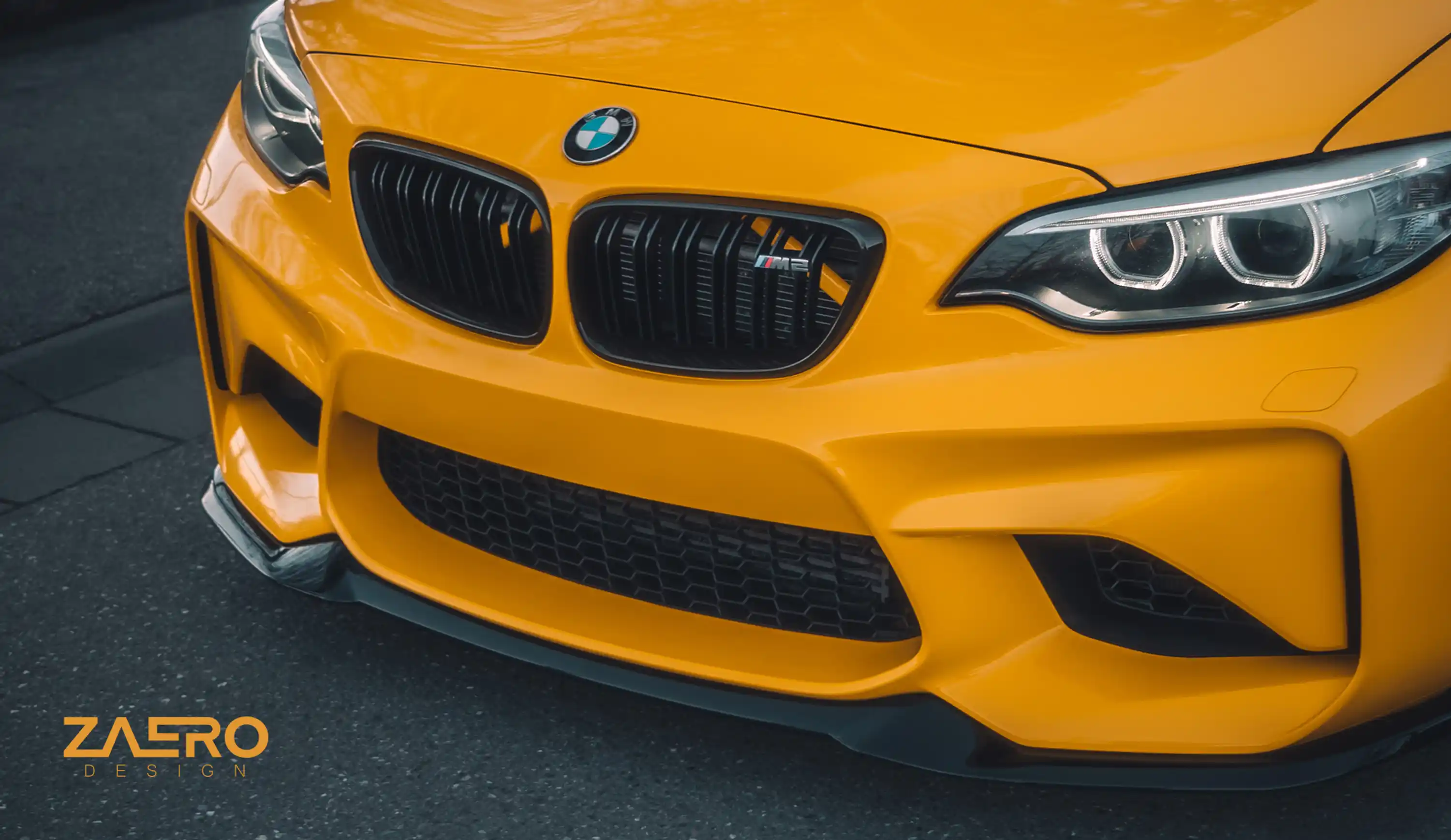 Auto Frontspoiler für BMW F87 M2 2019-2021, Frontstossstangenlippe Spo –