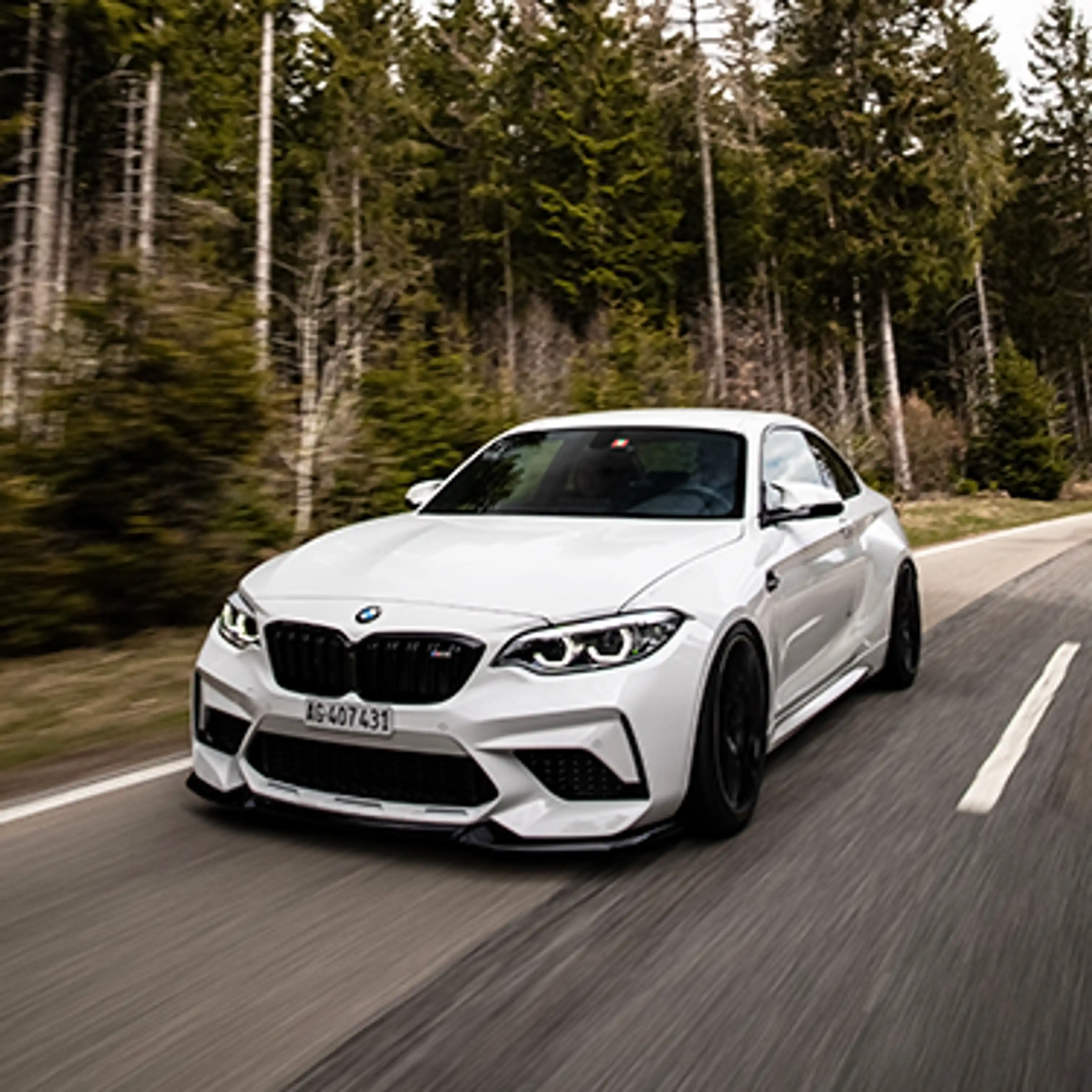 front splitter by ZAERO DESIGN for BMW M2 F87