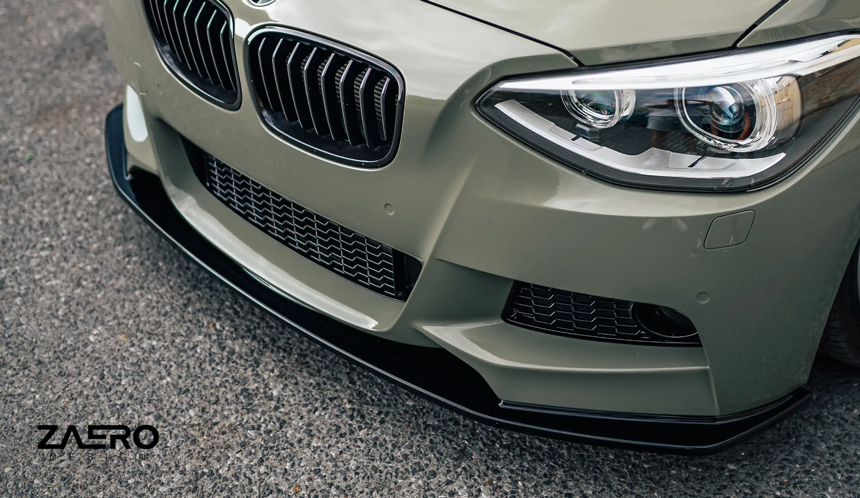 front splitter by ZAERO DESIGN for BMW 1-Series F20 F21