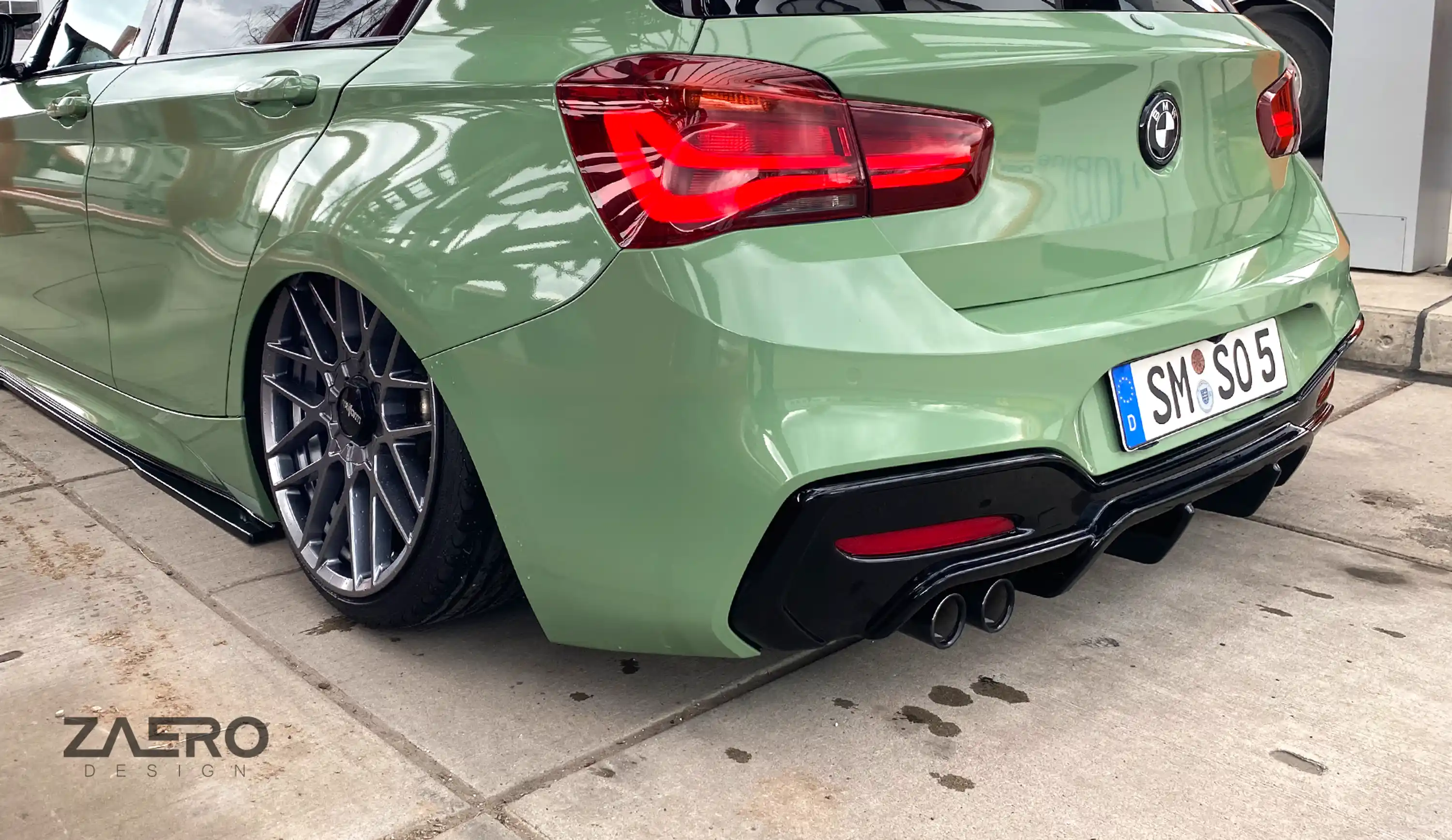 Diffusor von ZAERO DESIGN für BMW 1er F20 F21 (2015-2019)