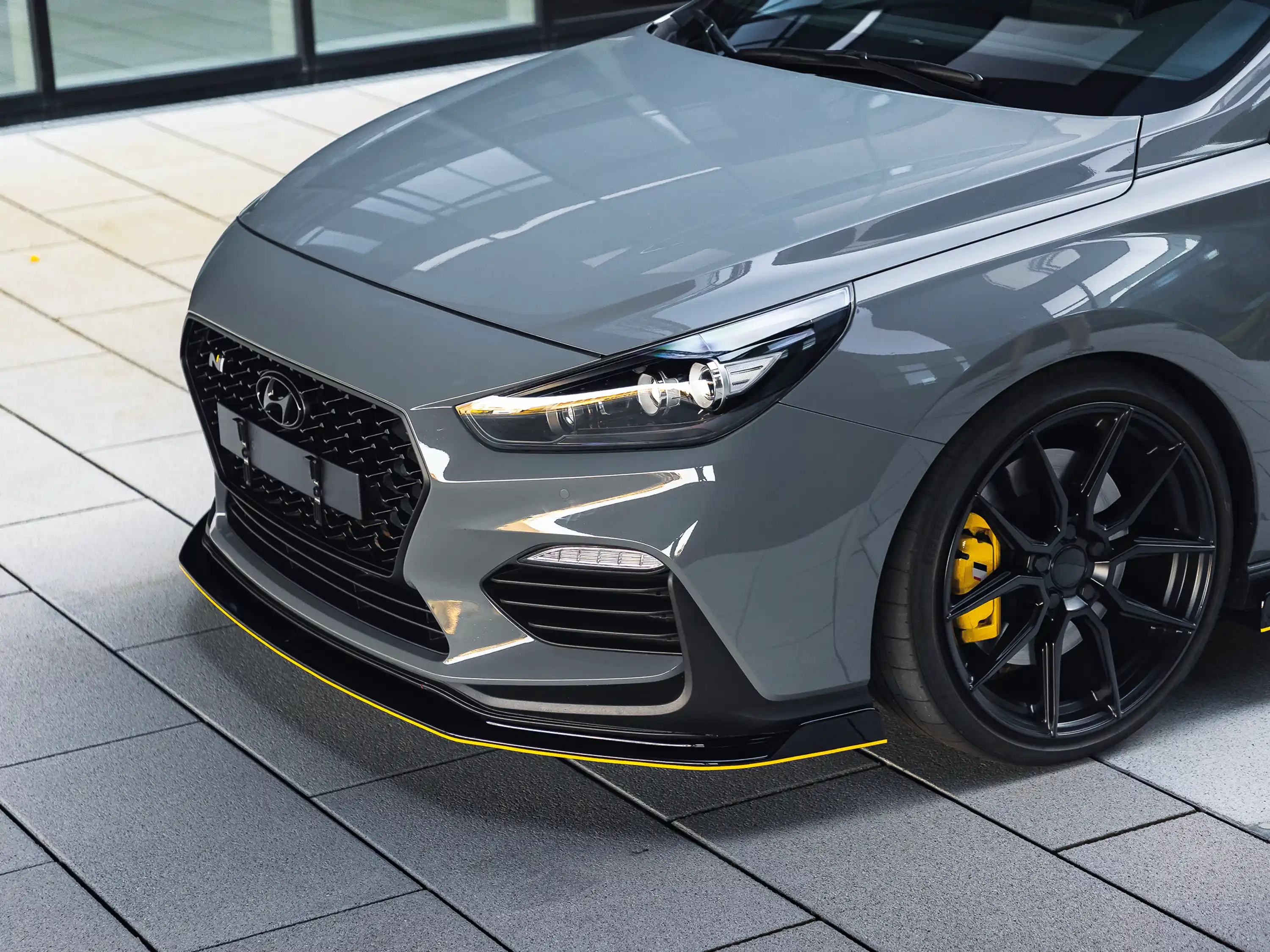 front splitter by ZAERO DESIGN for Hyundai i30N 