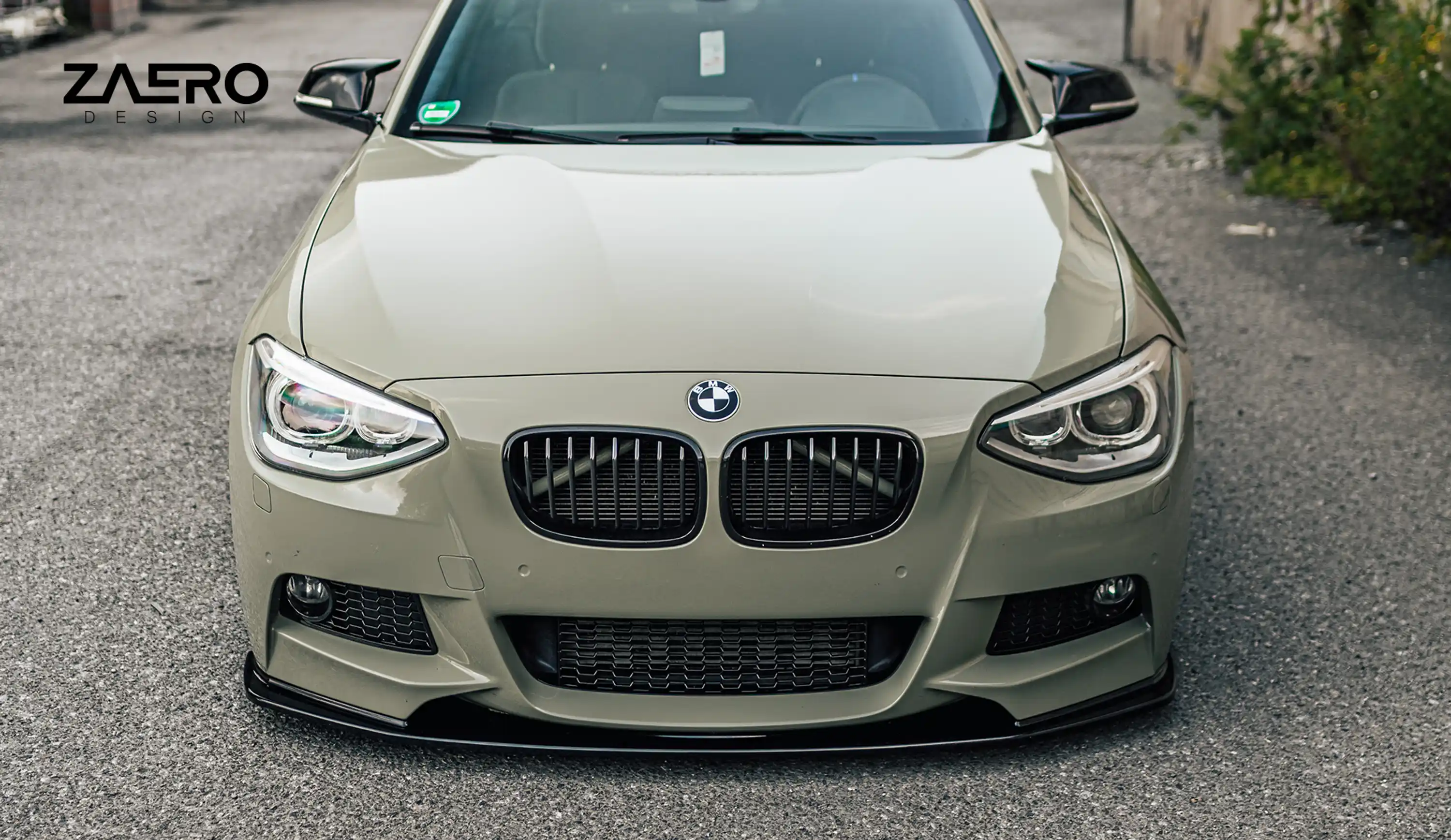 front splitter by ZAERO DESIGN for BMW 1-Series F20 F21