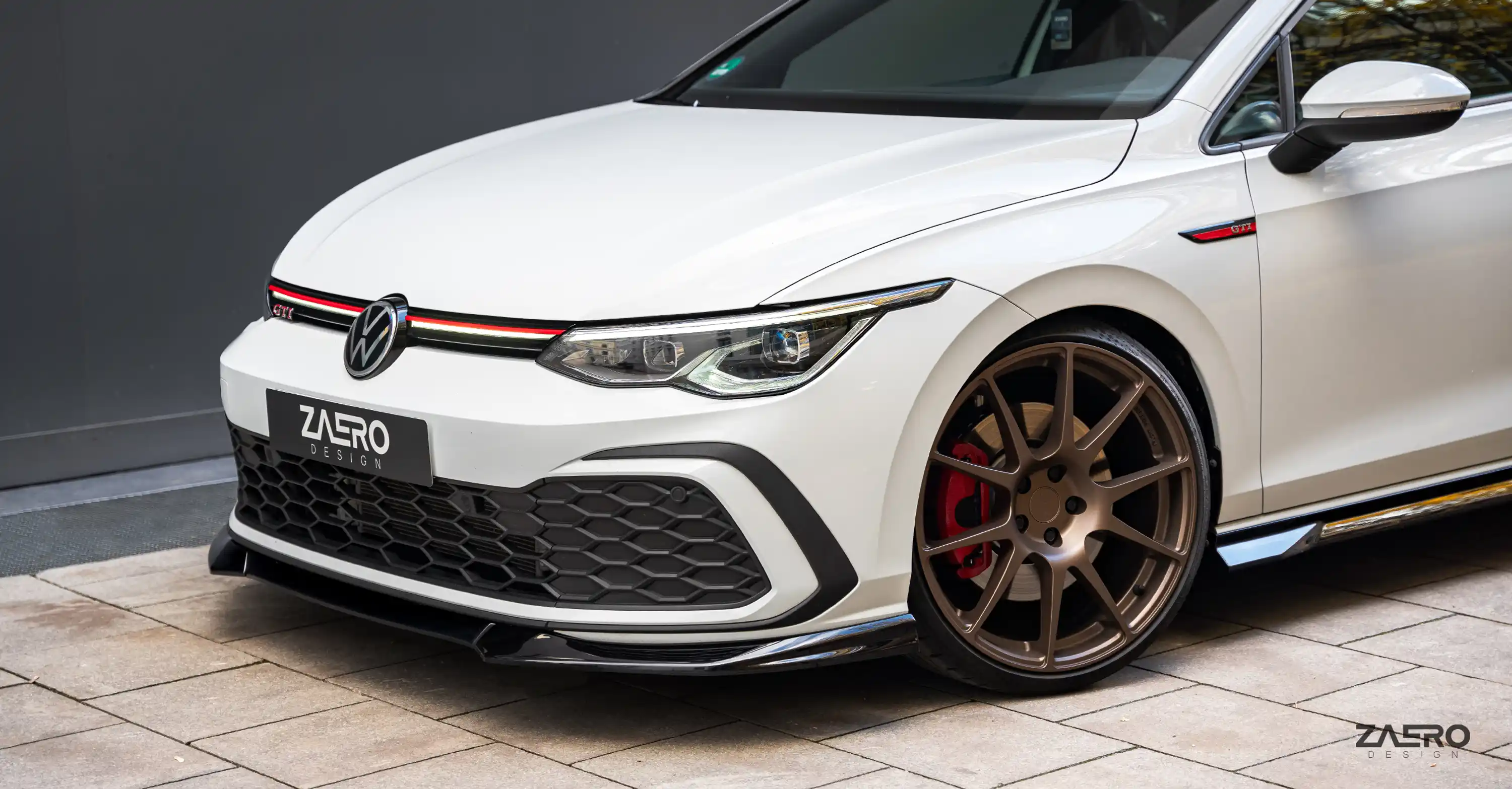 EVO-1 Front Splitter for VW Golf 8 GTI | GTD | GTE