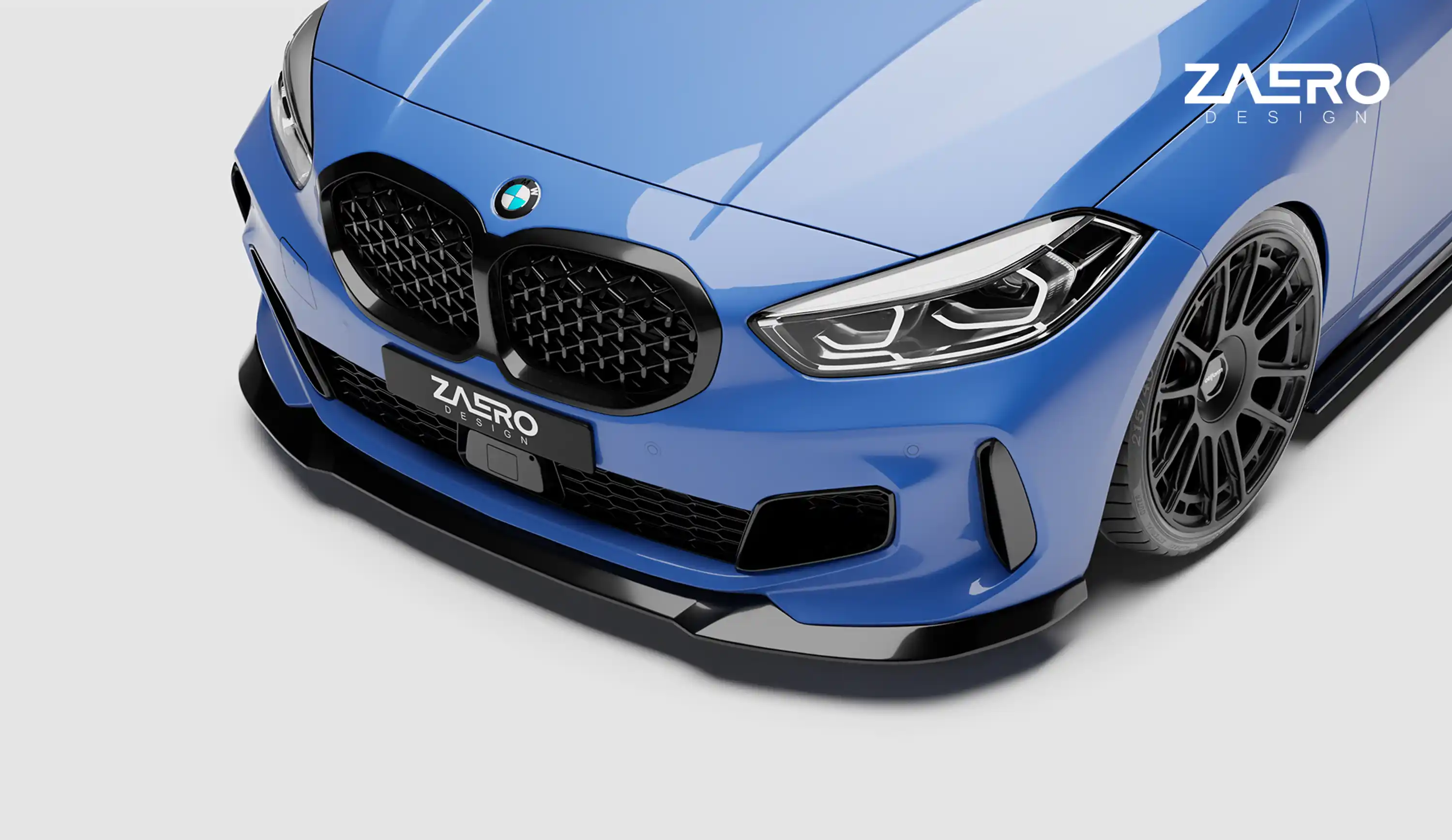 front splitter by ZAERO DESIGN for BMW 1-Series F40