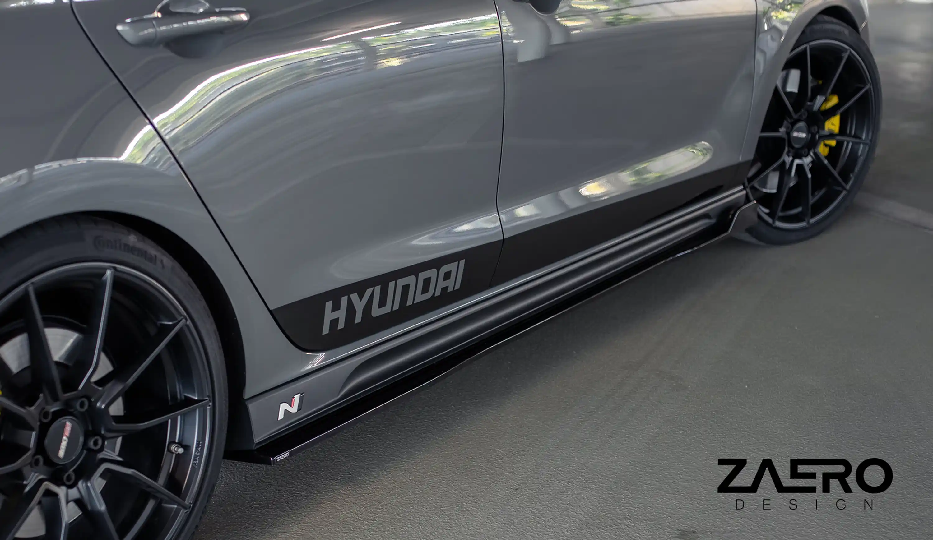 Side Skirt Extensions by ZAERO DESIGN for Hyundai i30N