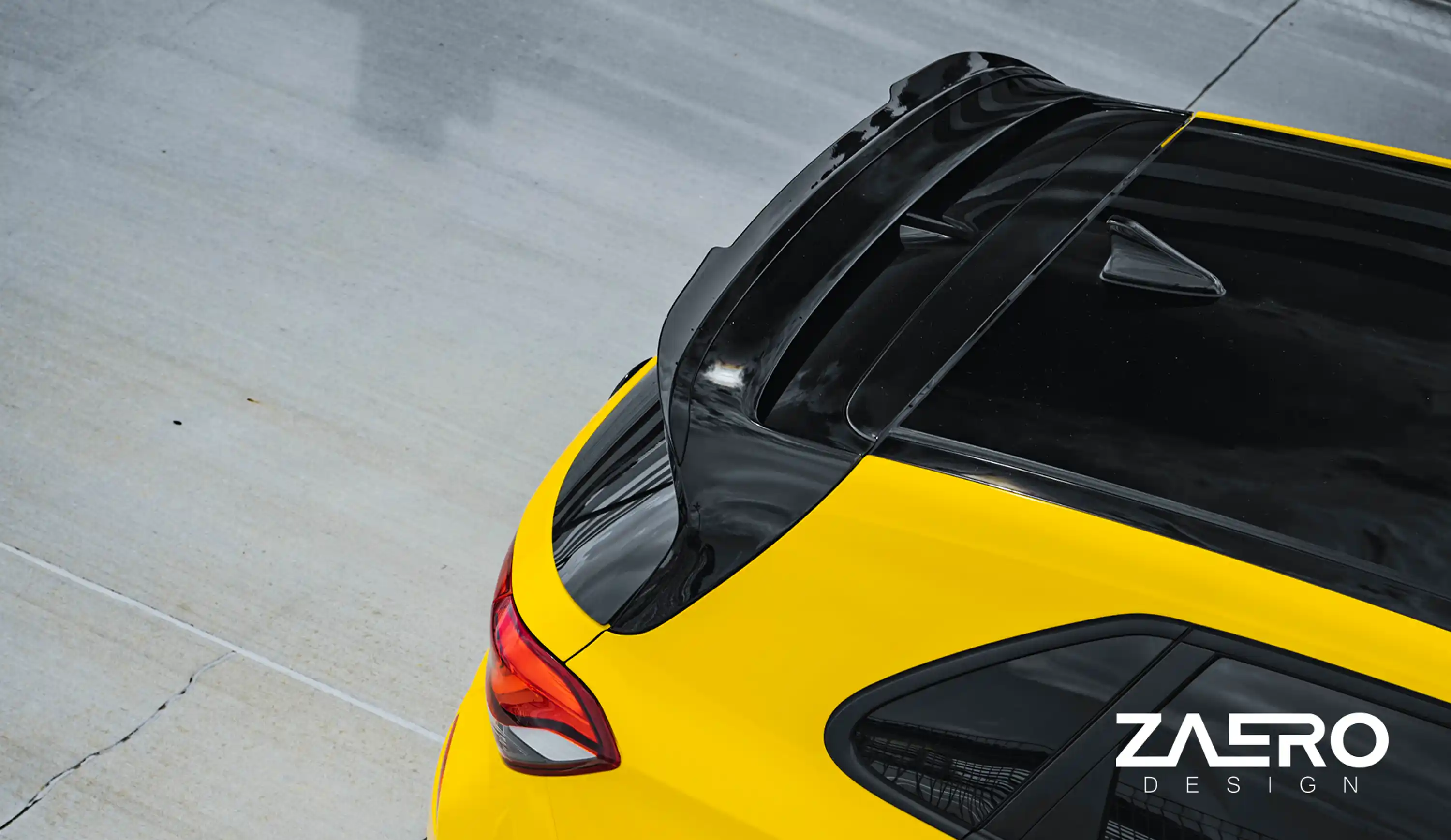 rear spoiler by ZAERO DESIGN for Hyundai i30N