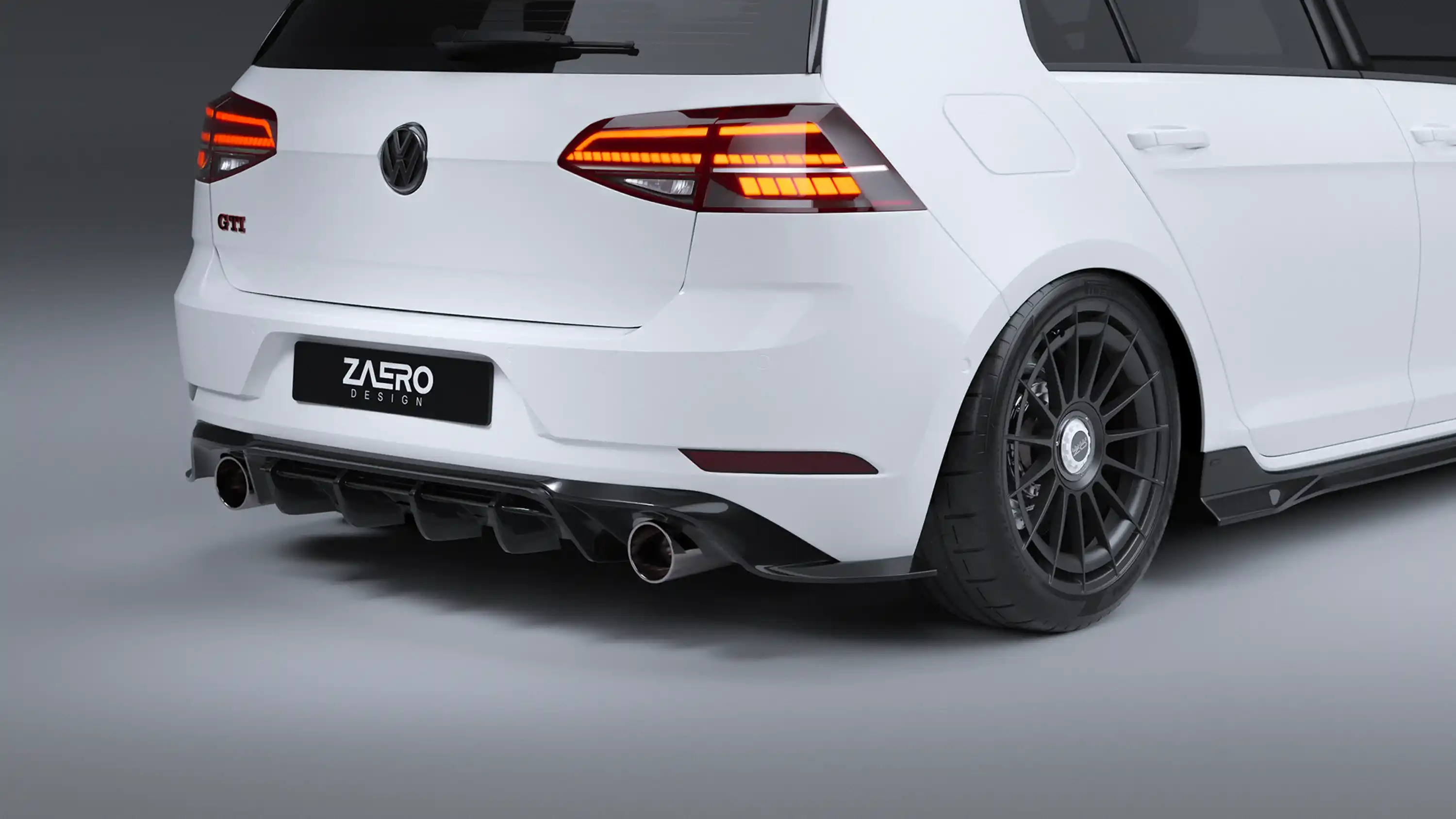 ZAERO DESIGN Diffuser for VW Golf 7.5 GTI (2013 – 2019)