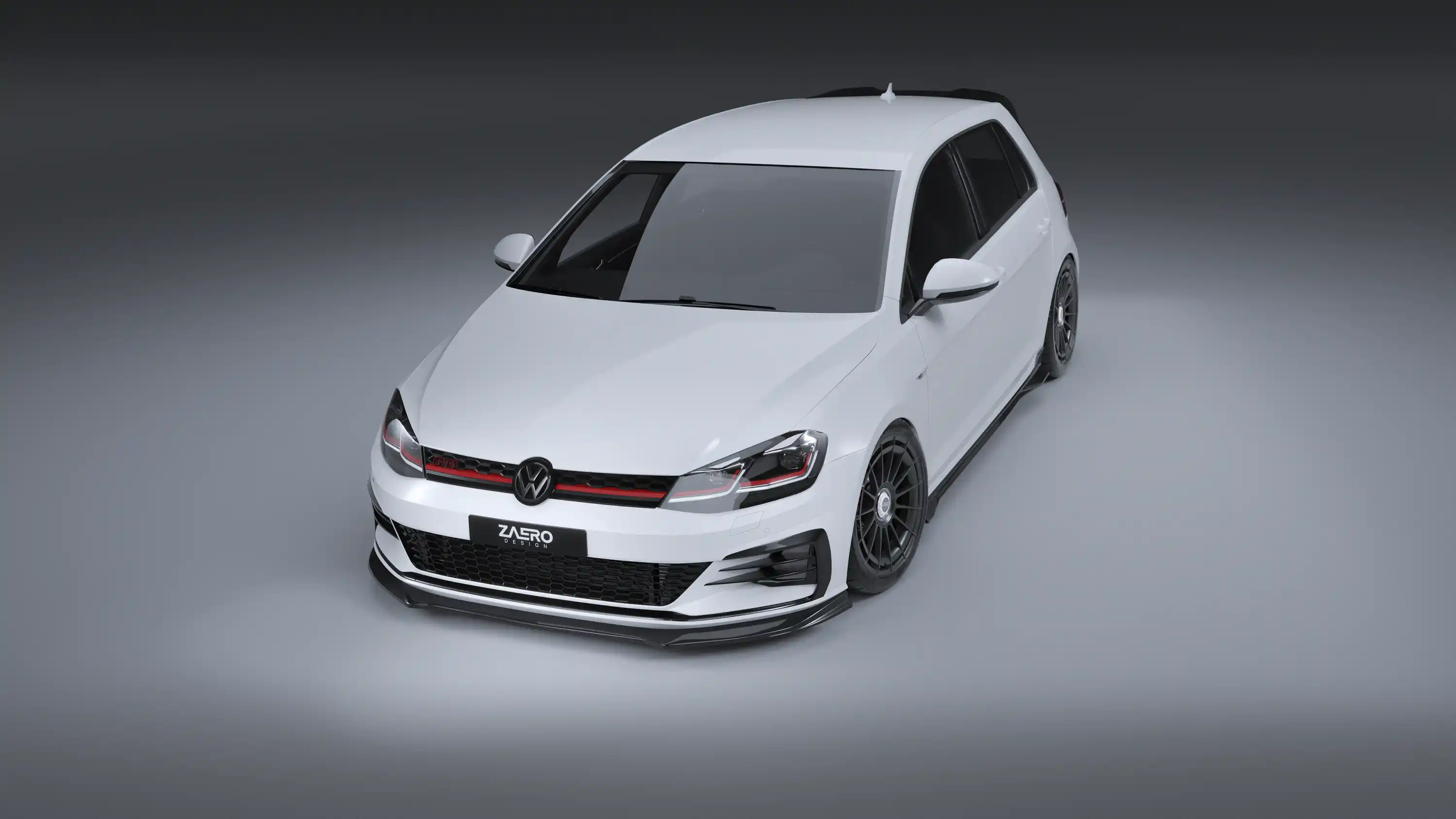 front splitter by ZAERO DESIGN for VW Golf 7.5 GTI (2013 – 2019)