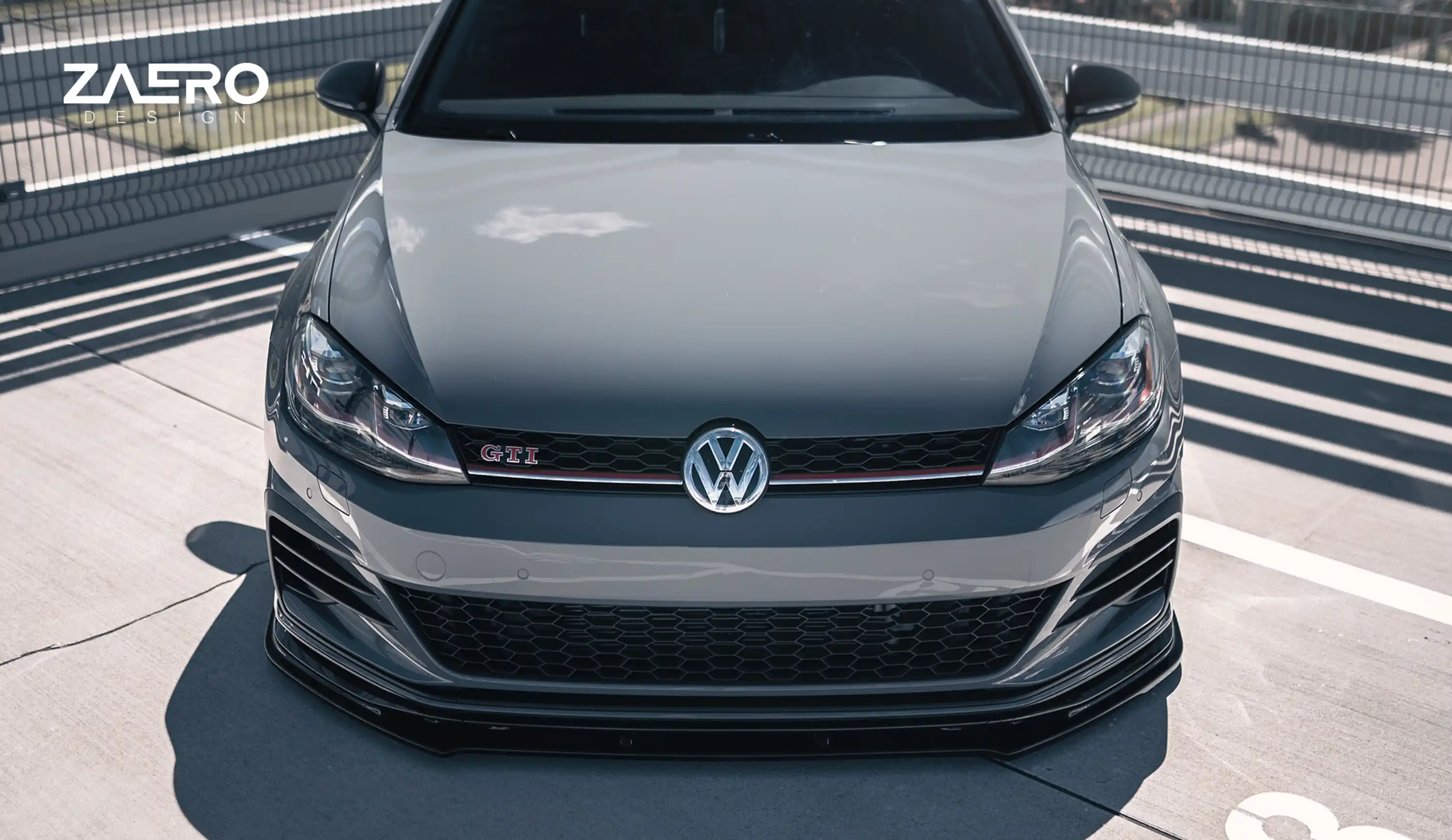 front splitter by ZAERO DESIGN for VW Golf 7.5 GTI TCR (2013 – 2019)