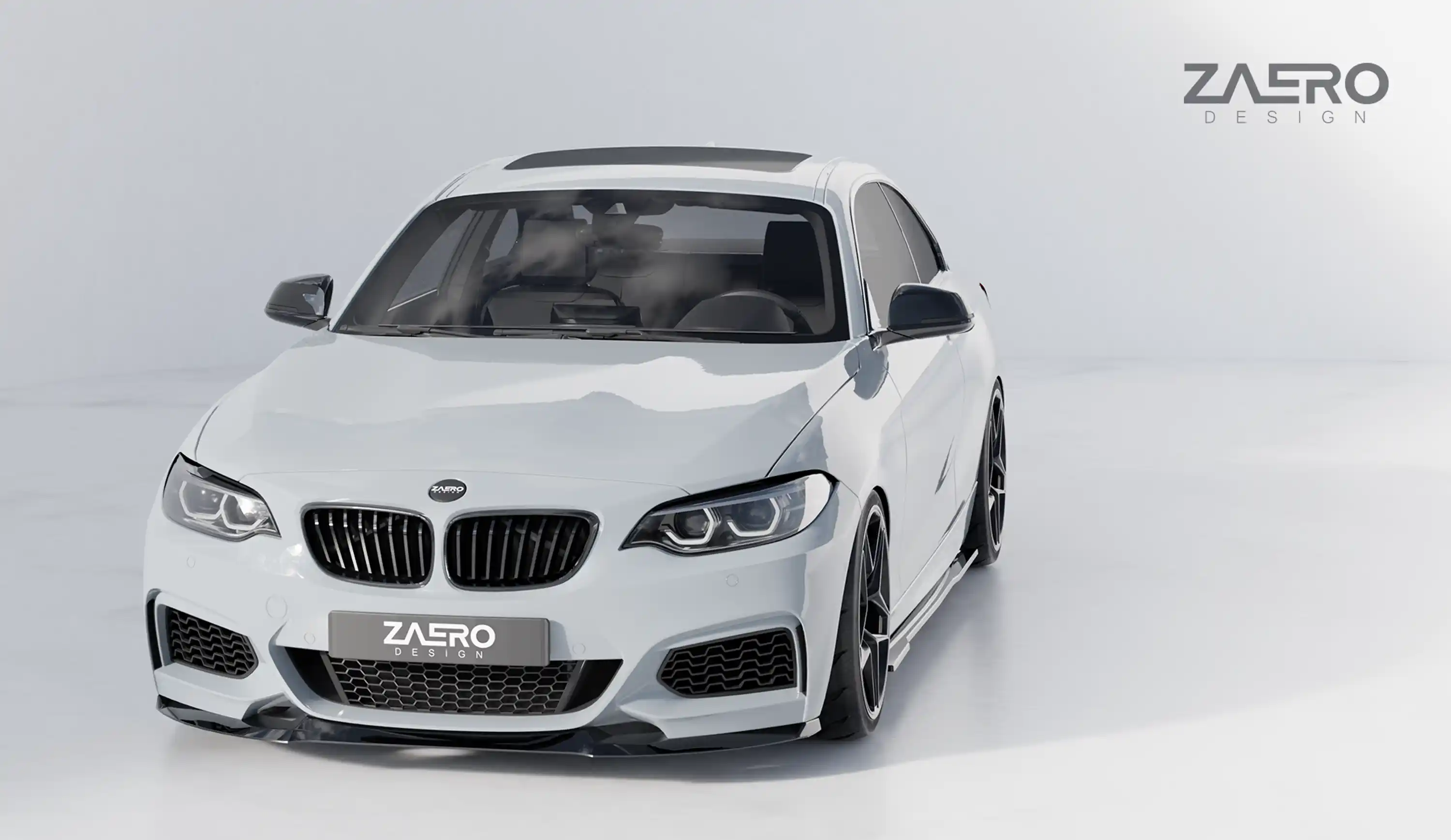 Frontspoilerlippe von ZAERO DESIGN für BMW 2er F22 F23 M235 M240