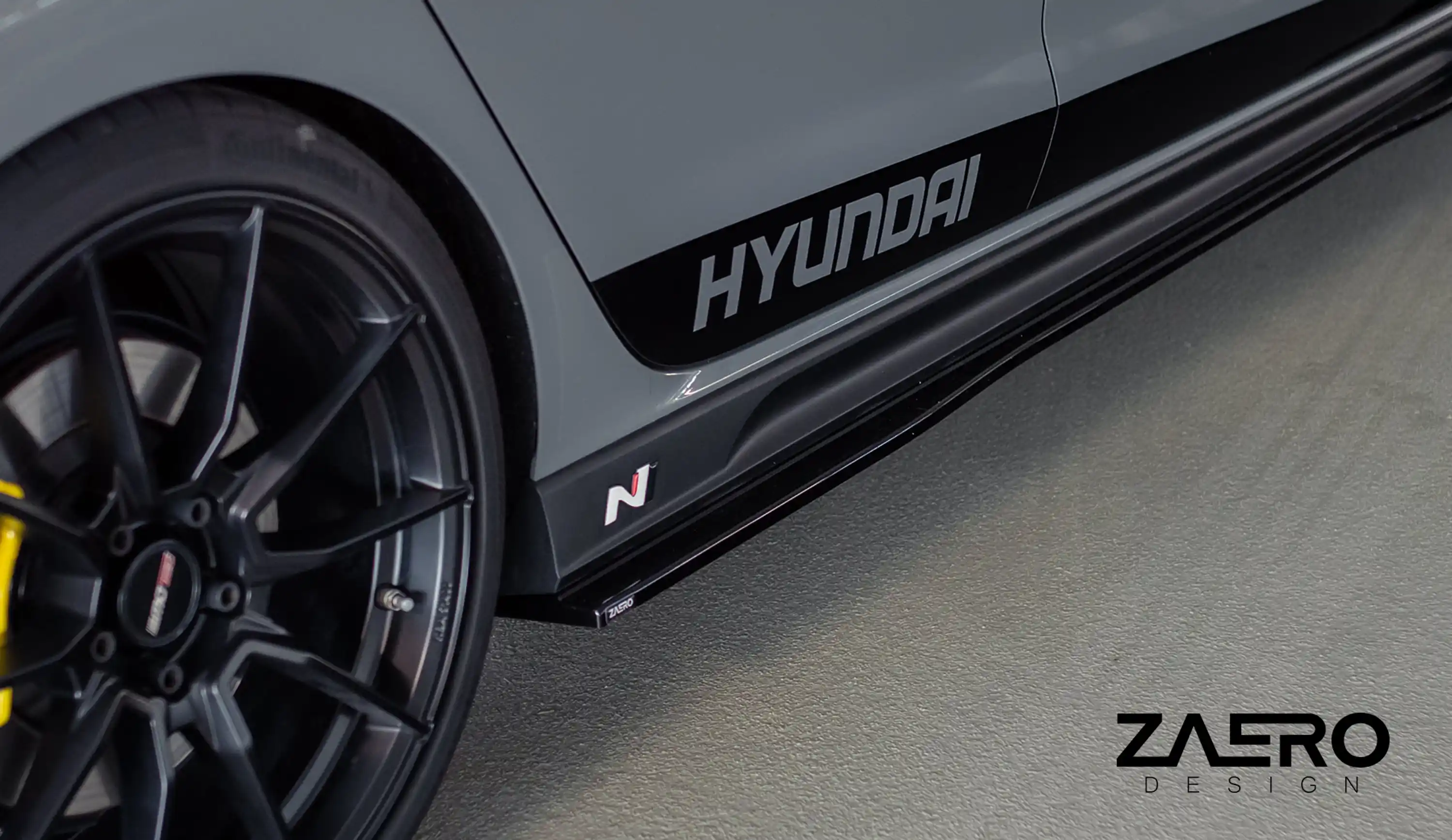 Seitenschweller von ZAERO DESIGN für Hyundai i30N Vorfacelift