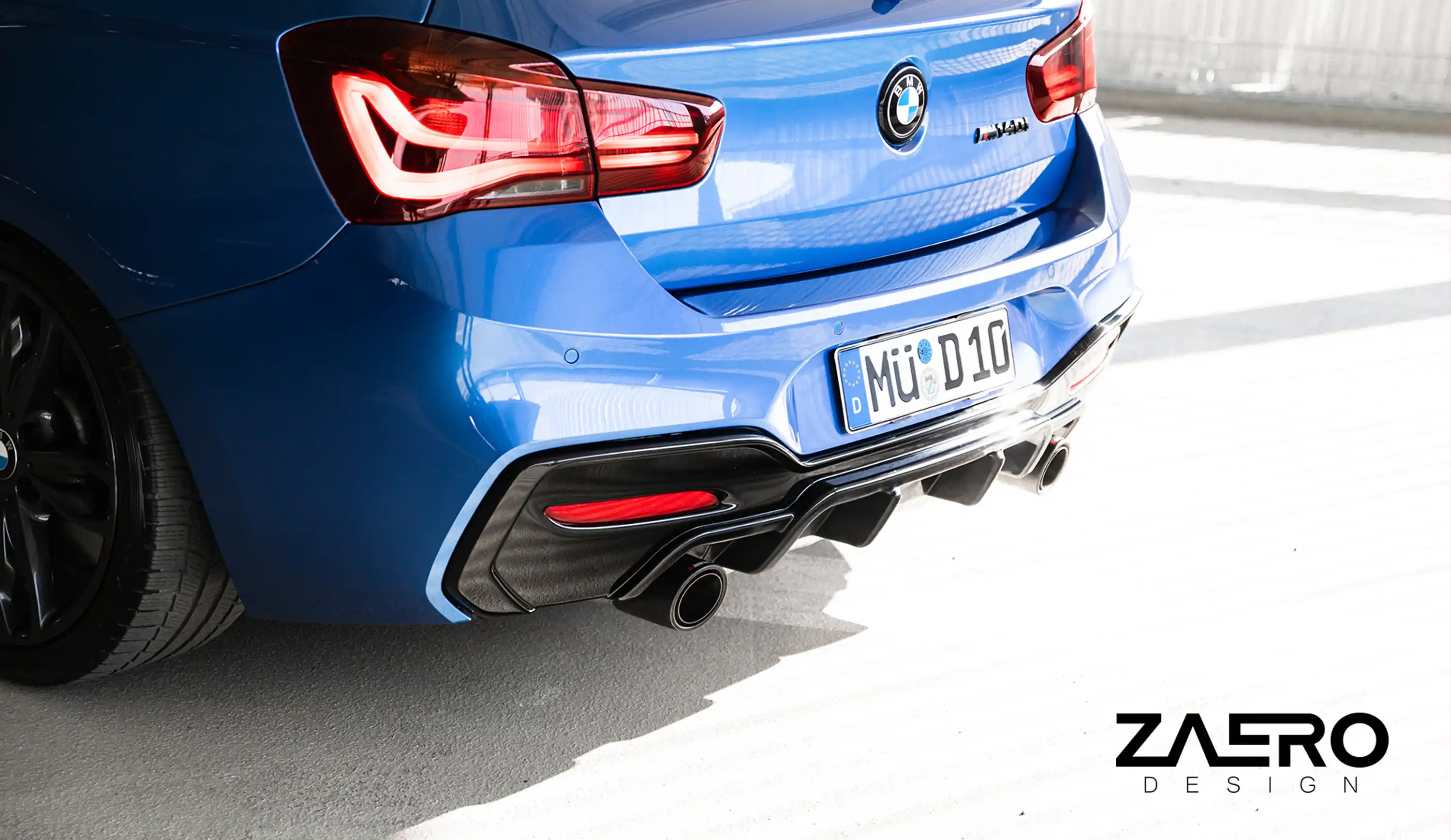 Diffusor von ZAERO DESIGN für BMW 1er F20 F21 (2015-2019)